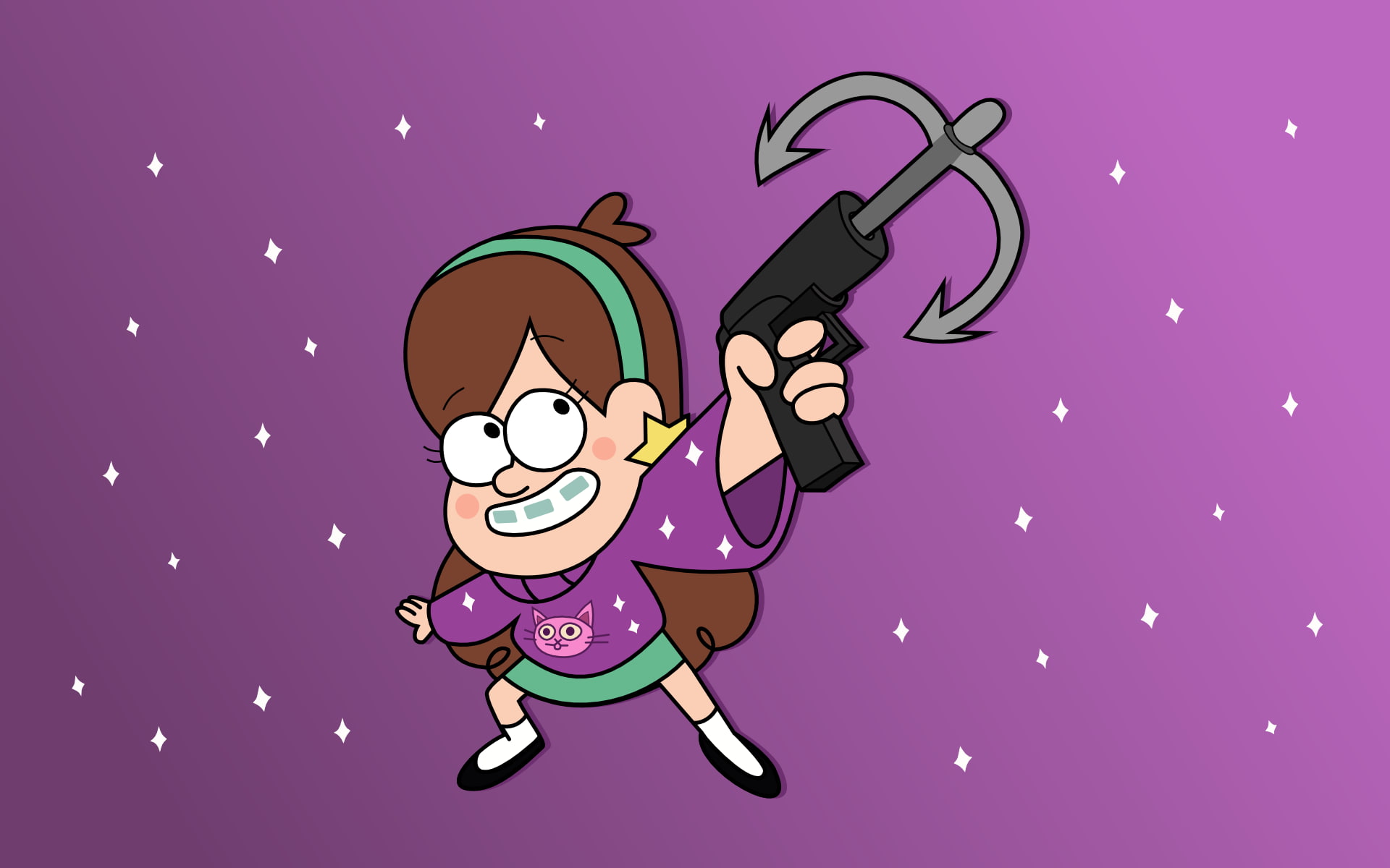 Grappling Hook, 1080P, Mabel Pines, Gravity Falls, HD Wallpaper