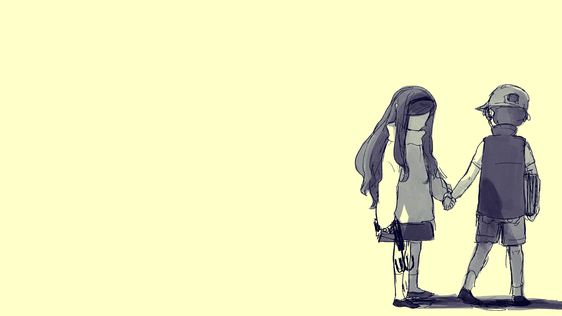 simple background, 1080P, Mabel Pines, Gravity Falls, HD Wallpaper