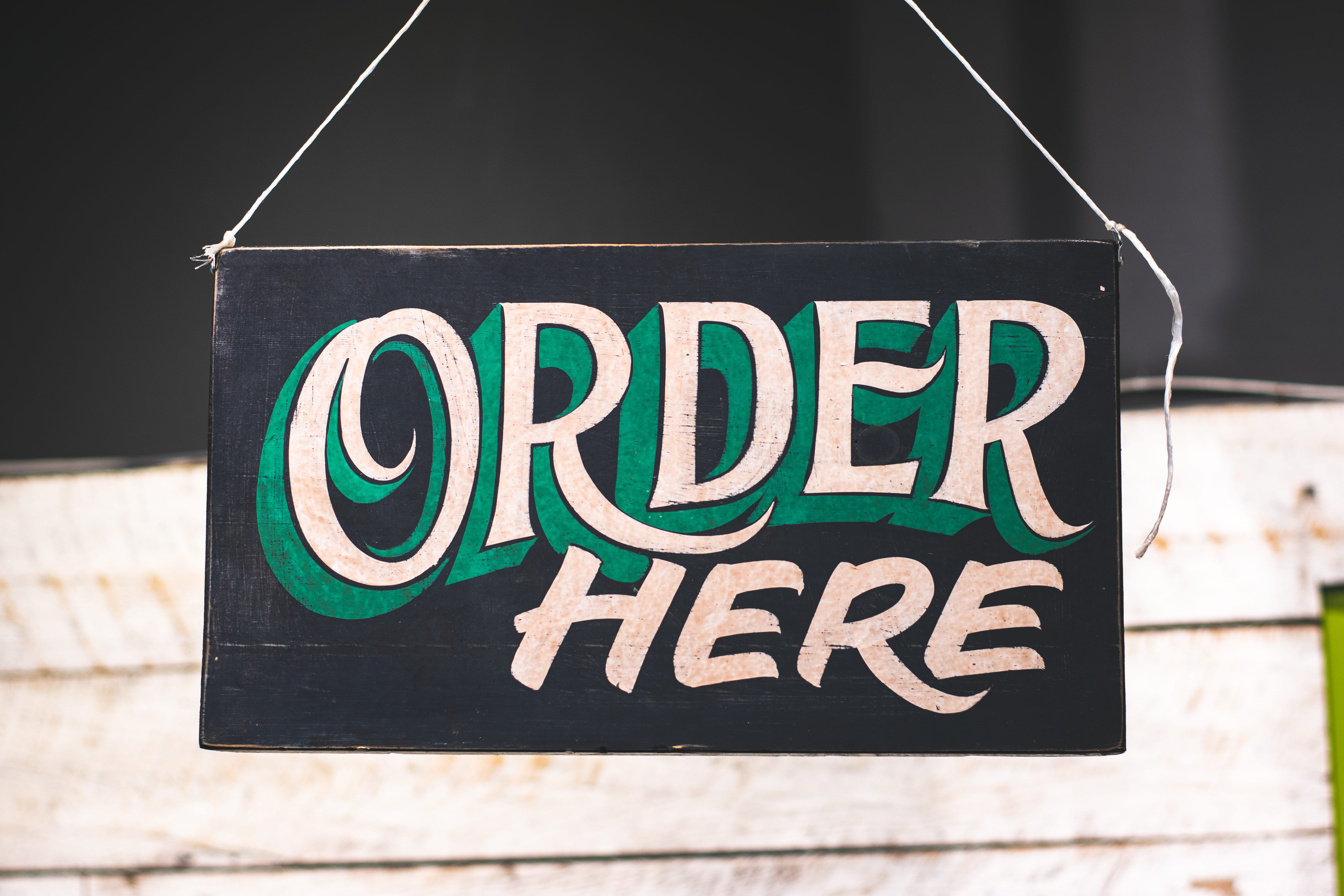 communication, business, close-up, capital letter, order, outdoors, western script, message, design, food and drink, board, wood - material, text, display, HD Wallpaper