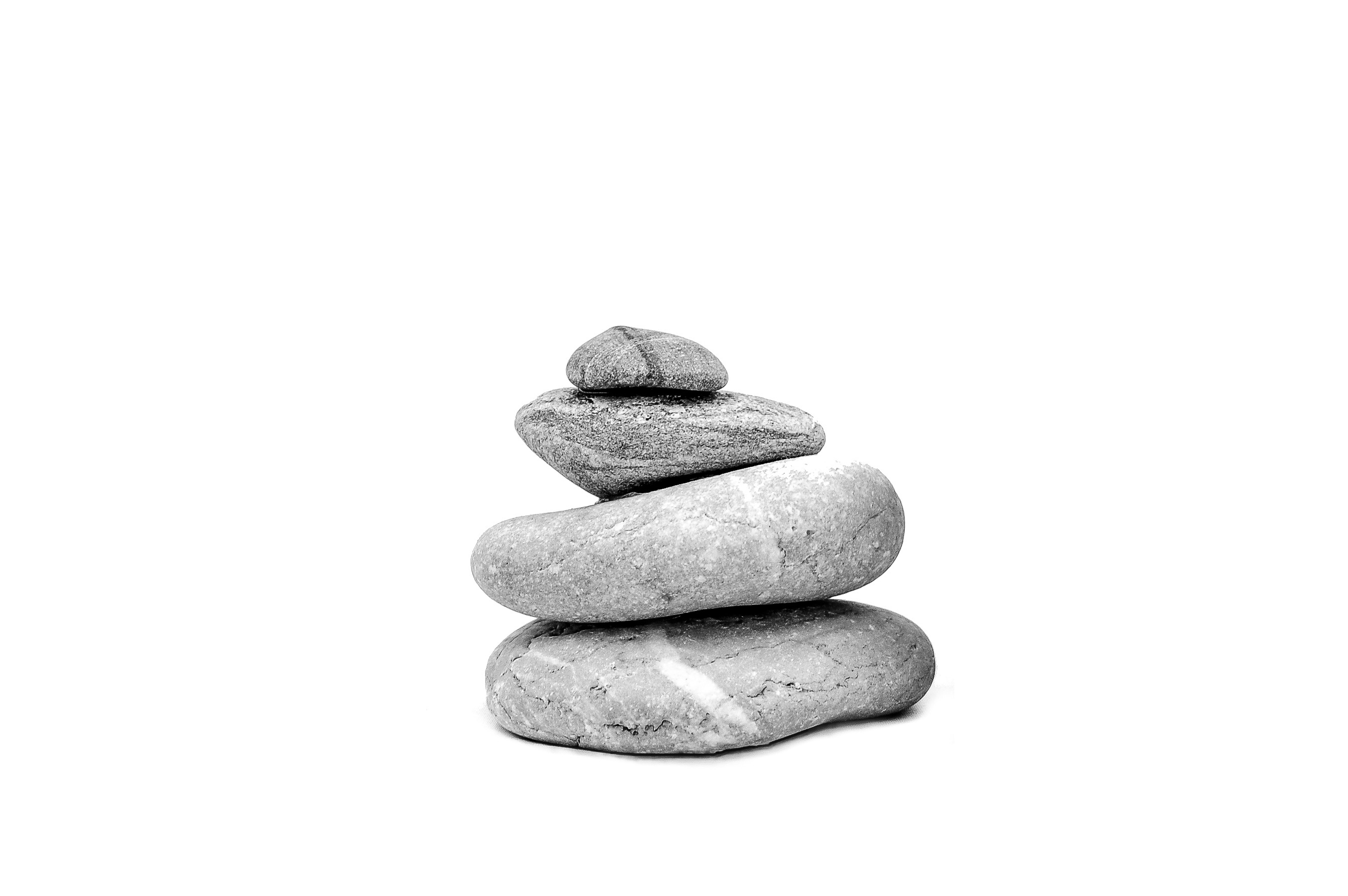 close-up, harmony, stack Rock, peace of mind, still life, studio shot, group of objects, tranquil Scene, buddhism, on a white background, solid, medium group of objects, HD Wallpaper