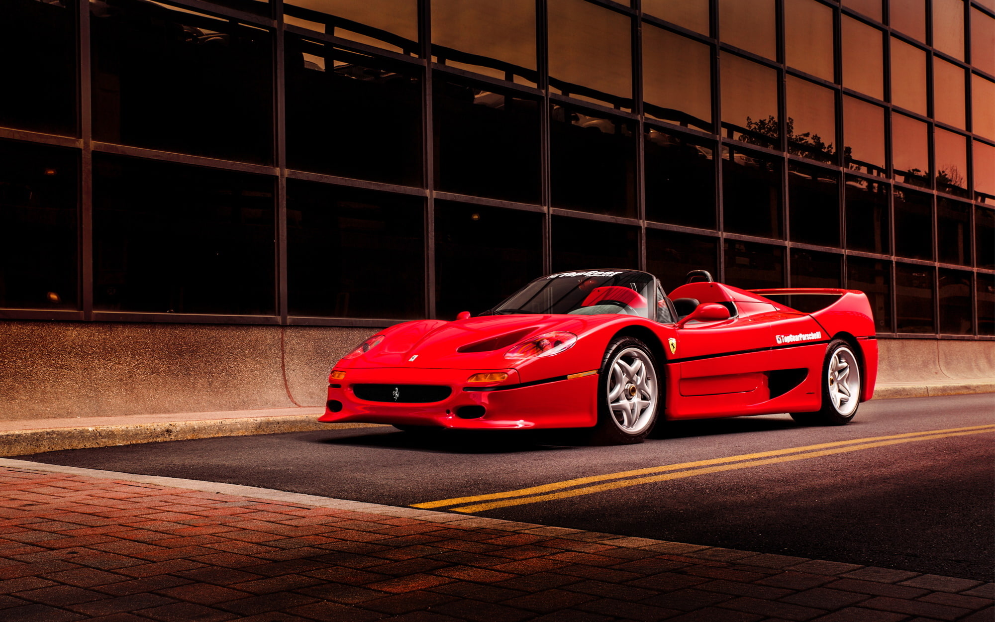 supercar, 1080P, red, Ferrari F50, HD Wallpaper
