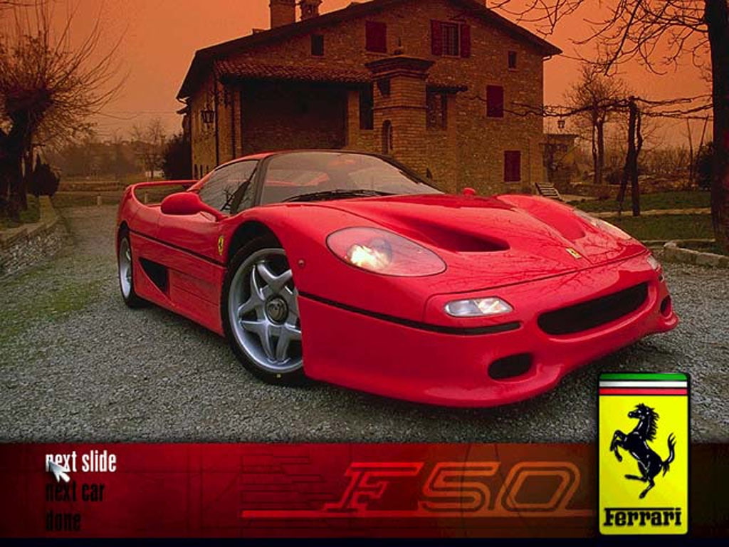 f, F50, art, 480P, red, hd, cars, Ferrari, HD Wallpaper