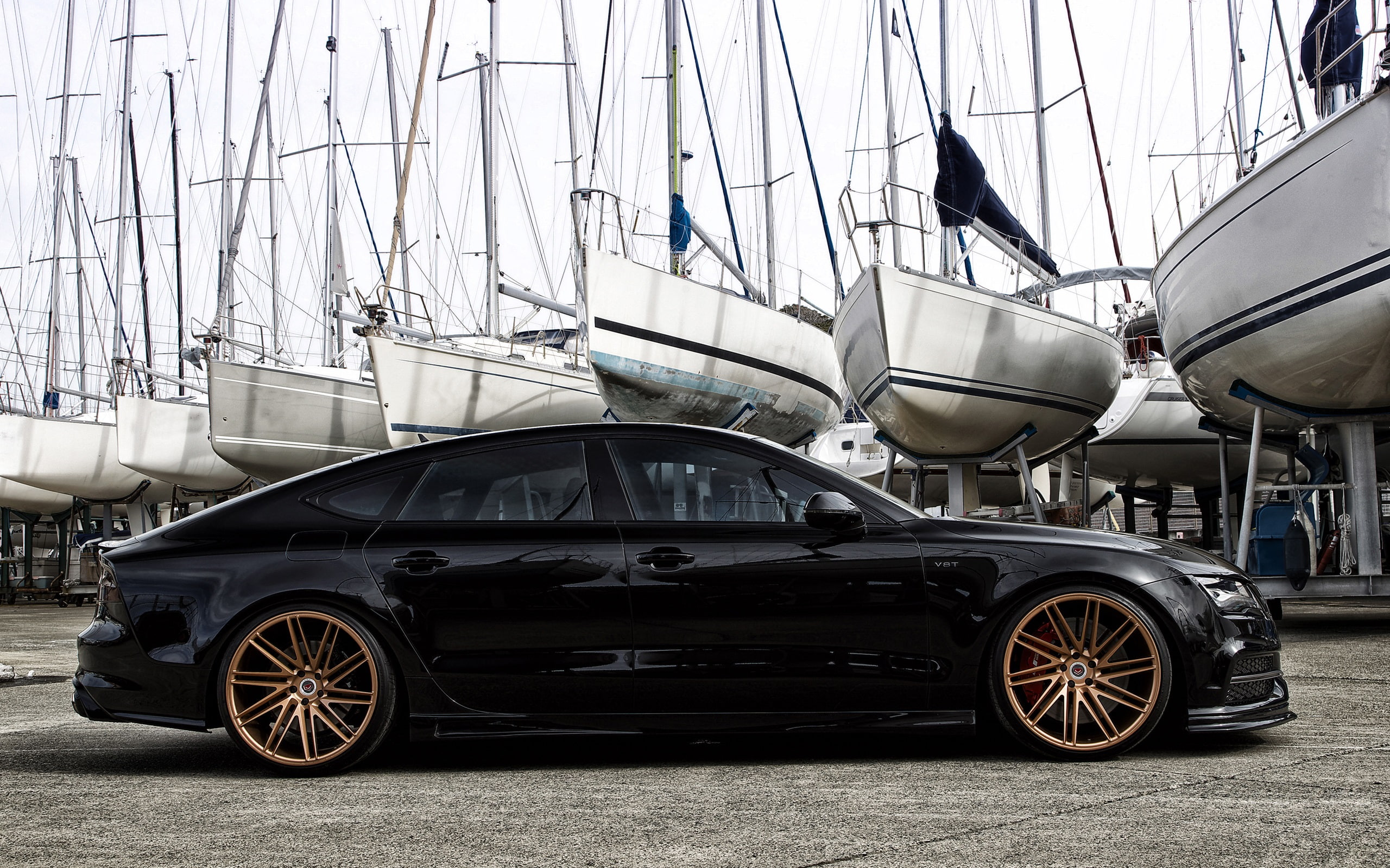 View, s, hamana, Car, Audi, 2K, Black, Side, HD Wallpaper