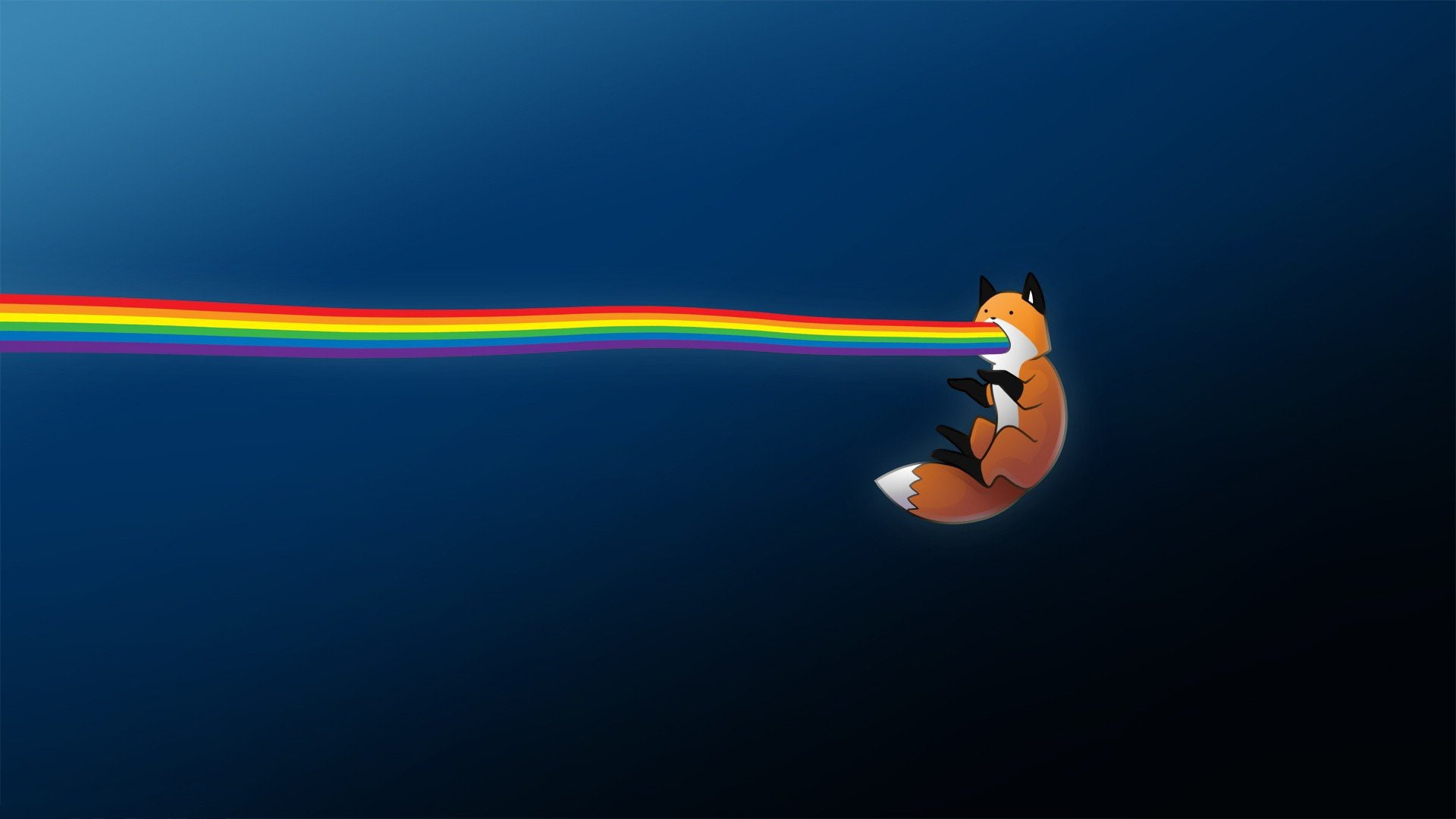 Fox, 1080P, blue, stupid fox, HD Wallpaper