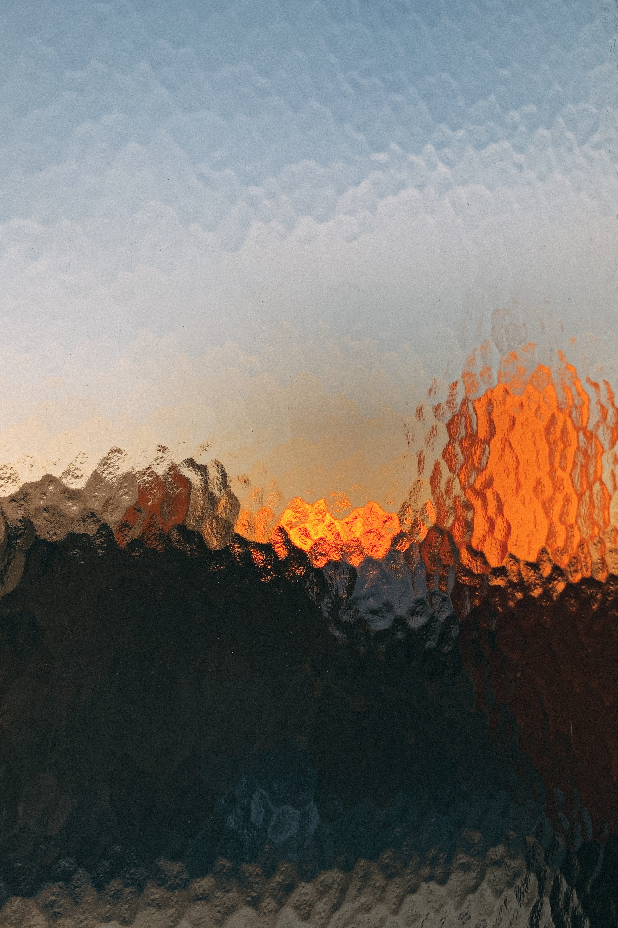 day, hd backgrounds, eruption, sunset, tranquility, painting, desert, art, physical geography, red, non-urban scene, texture, cool backgrounds, backgrounds, Phone HD Wallpaper