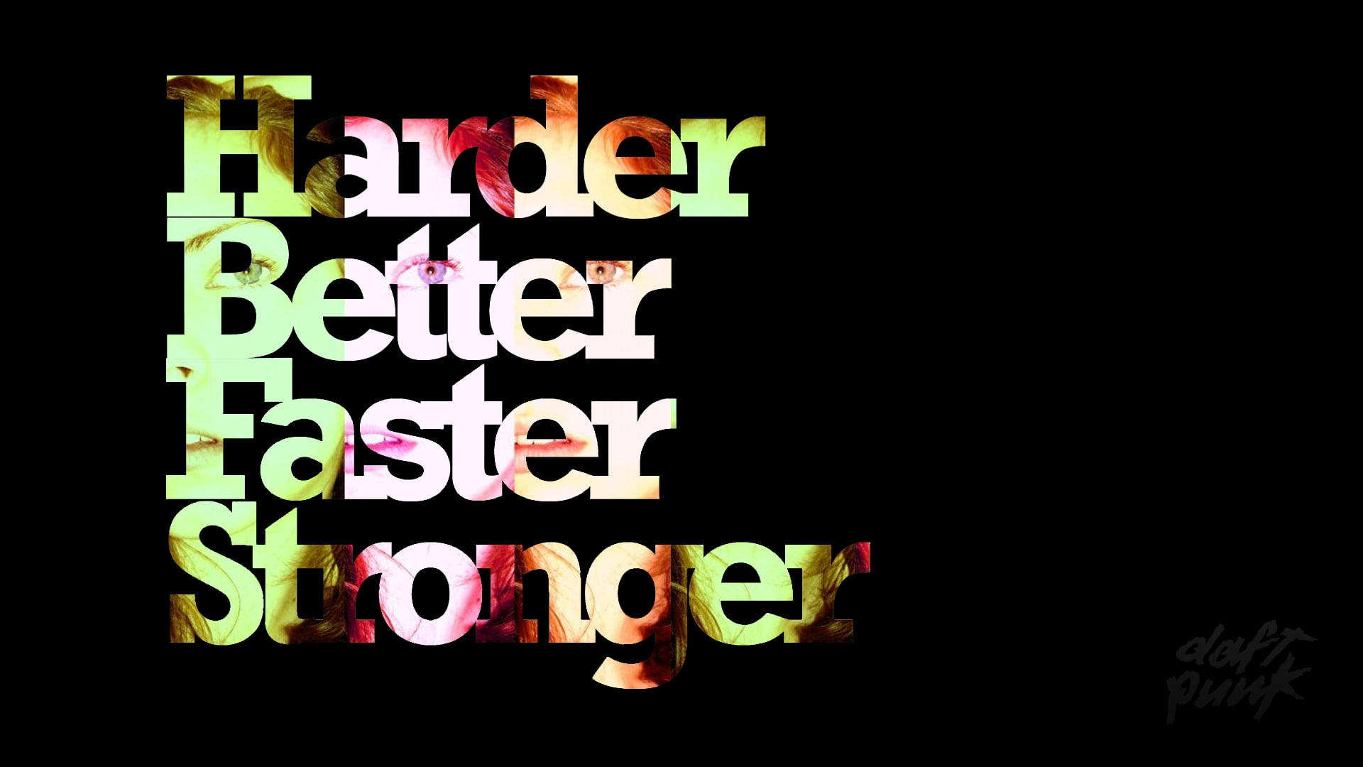 Daft Punk, art, harder, x, 1080P, Music, hd, faster, daft, better, punk, stronger, entertainment, HD Wallpaper