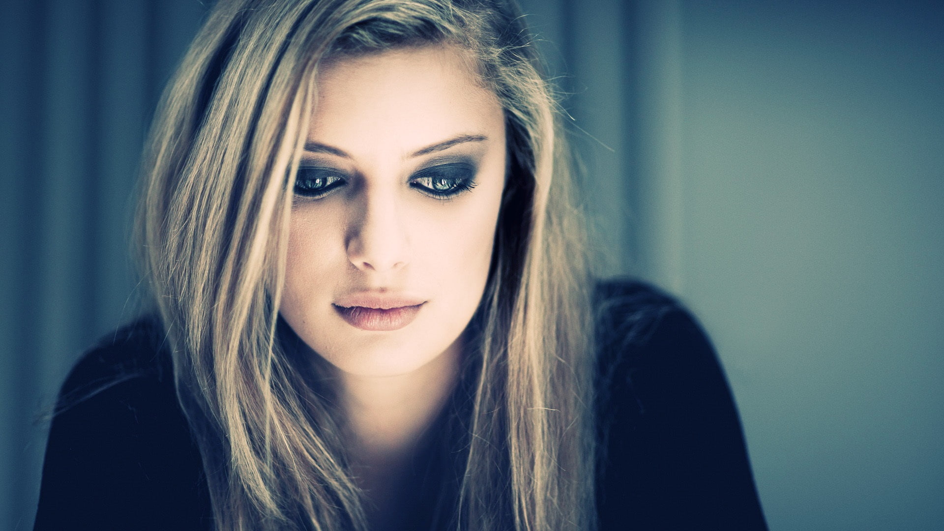 Thinking, Girl, Something, 1080P, Beautiful, HD Wallpaper