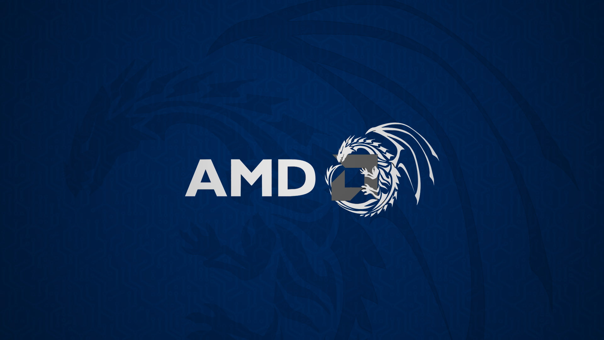 dragon, AMD, 1080P, blue, HD Wallpaper