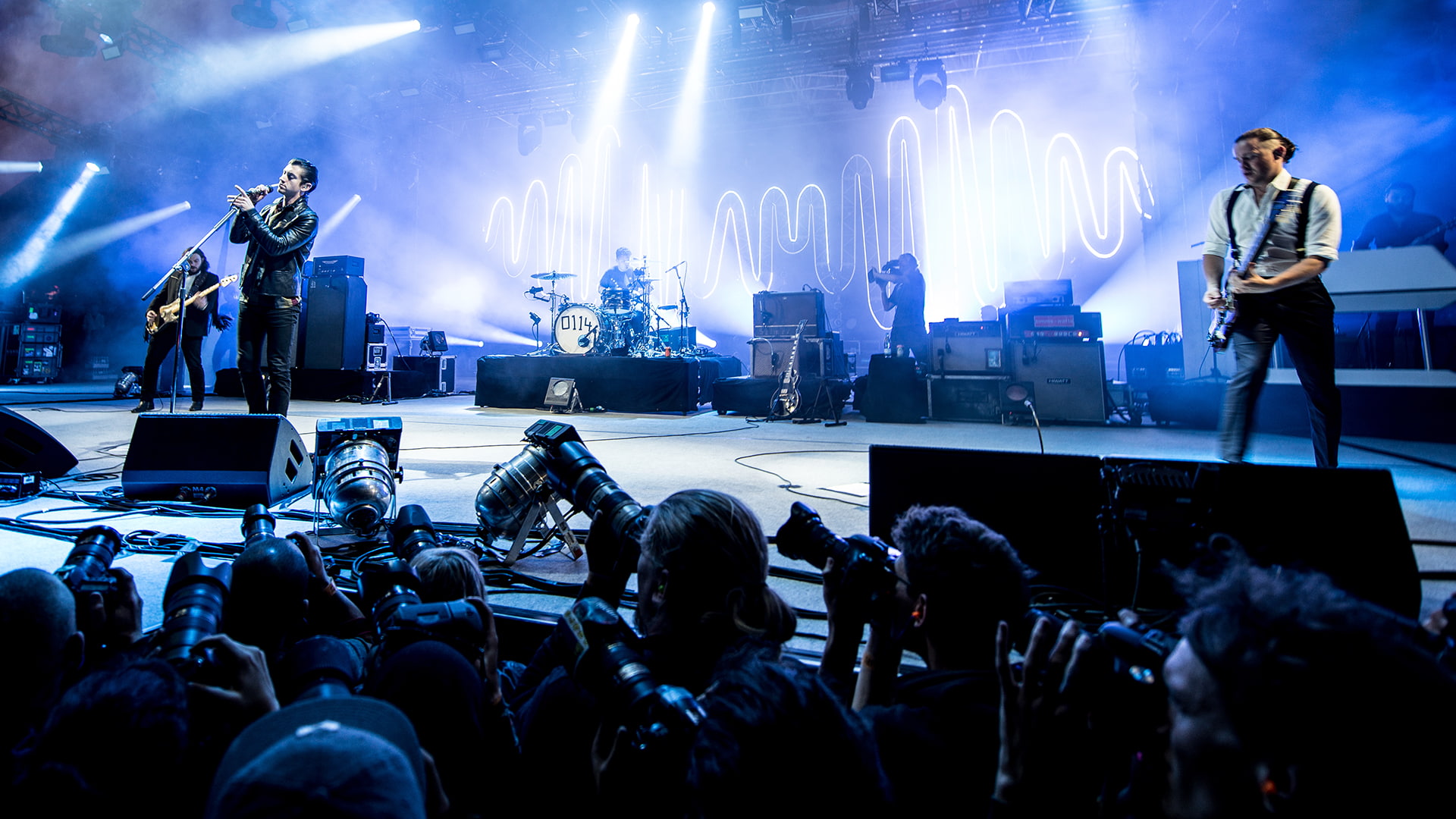 concert, lights, 1080P, band, music, hd, HD Wallpaper