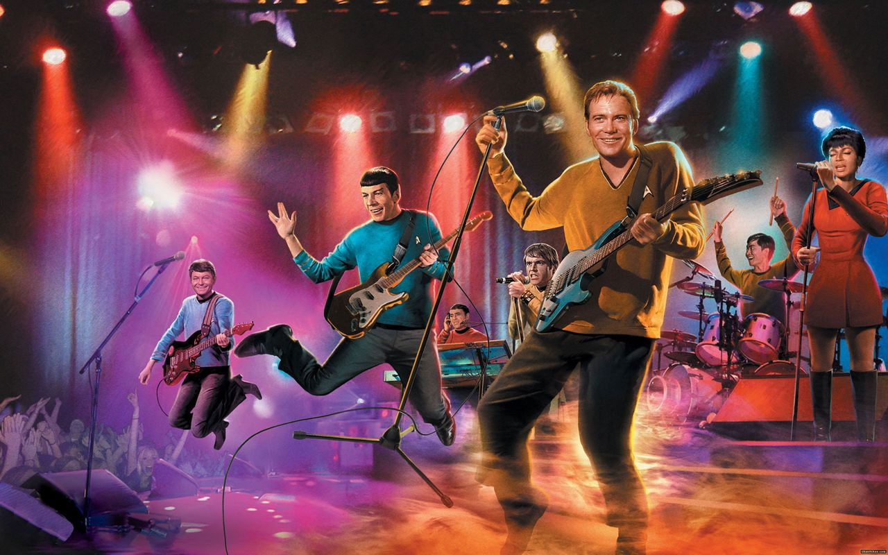 star, kirk, x, bands, music, 720P, t, Star Trek, Guitars, hd, james, art, entertainment, trek, HD Wallpaper