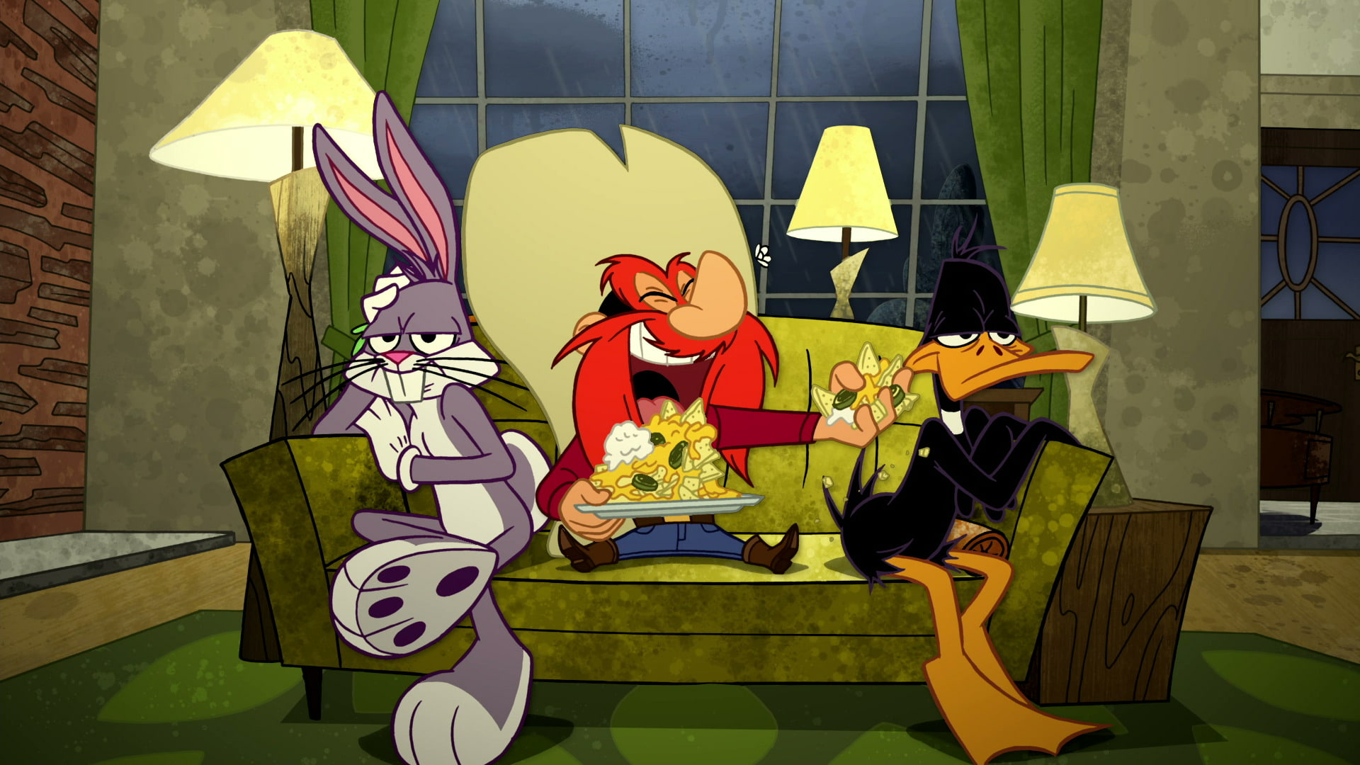 tunes, sam, duck, looney, daffy, art, humor, bugs, yosemite, 1080P, bunny, HD Wallpaper
