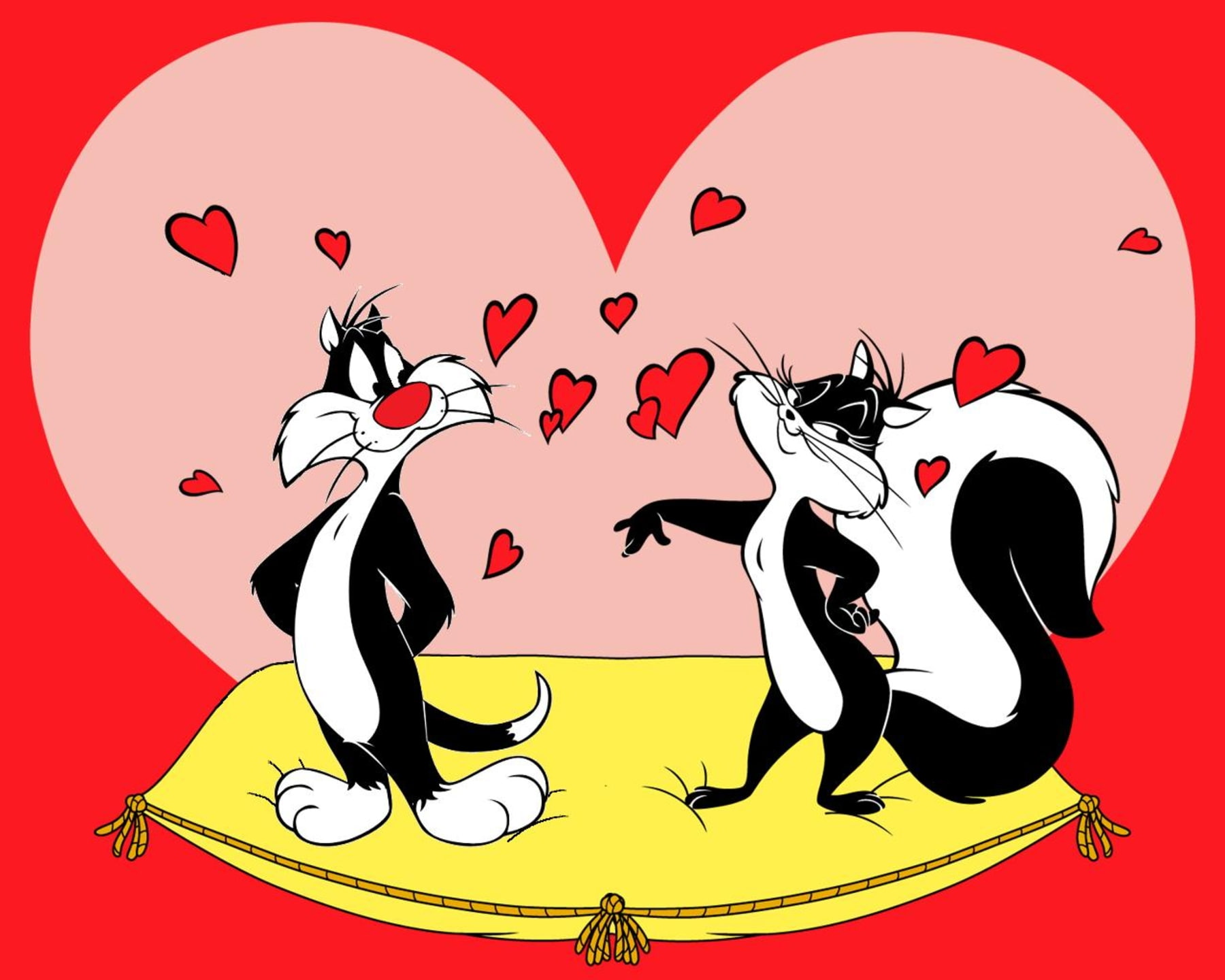 looney, sylvester, 720P, tunes, HD Wallpaper