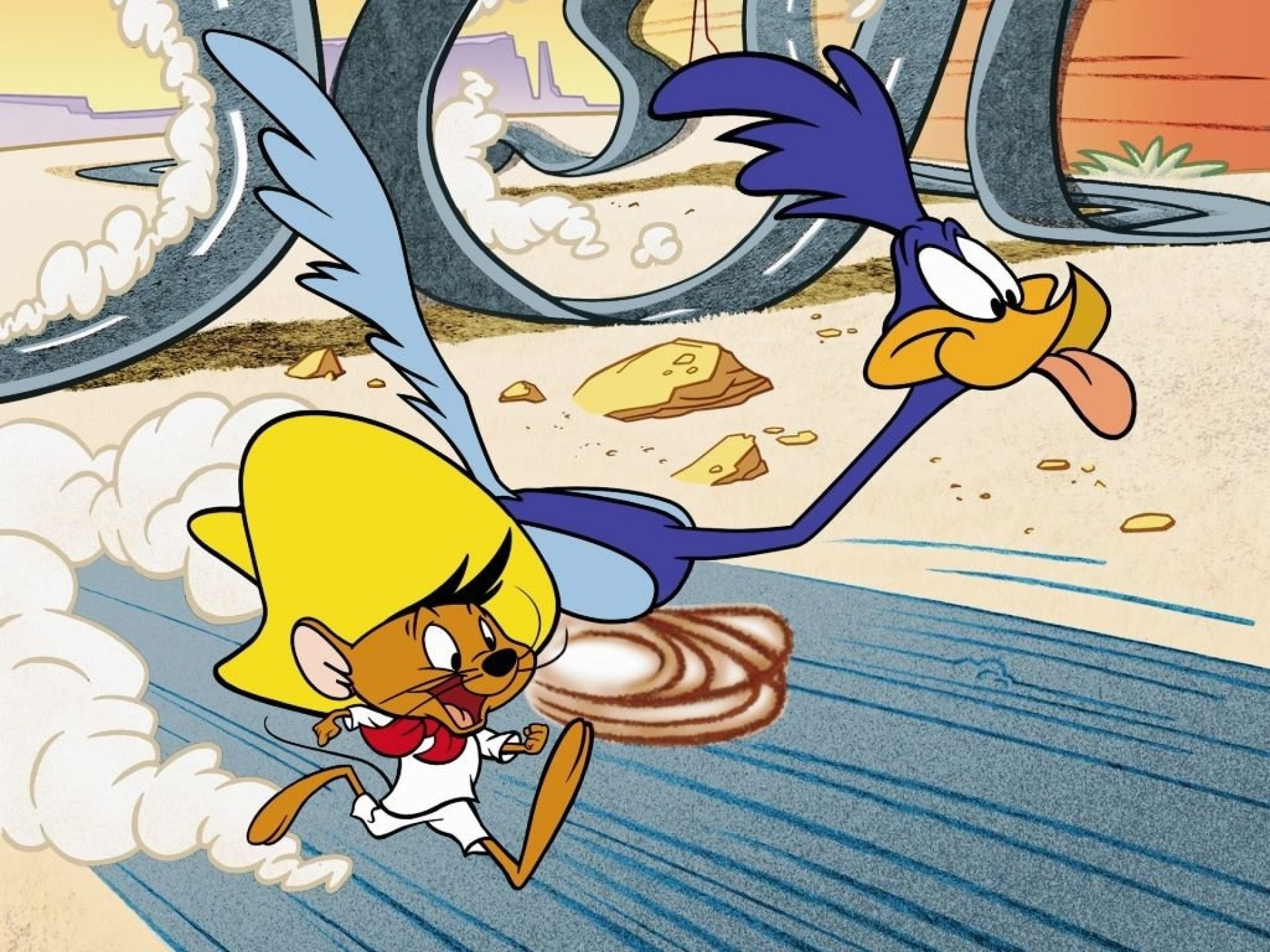 Looney Tunes, 1080P, Speedy Gonzales, TV Show, Wile E. Coyote and The Road Runner, HD Wallpaper