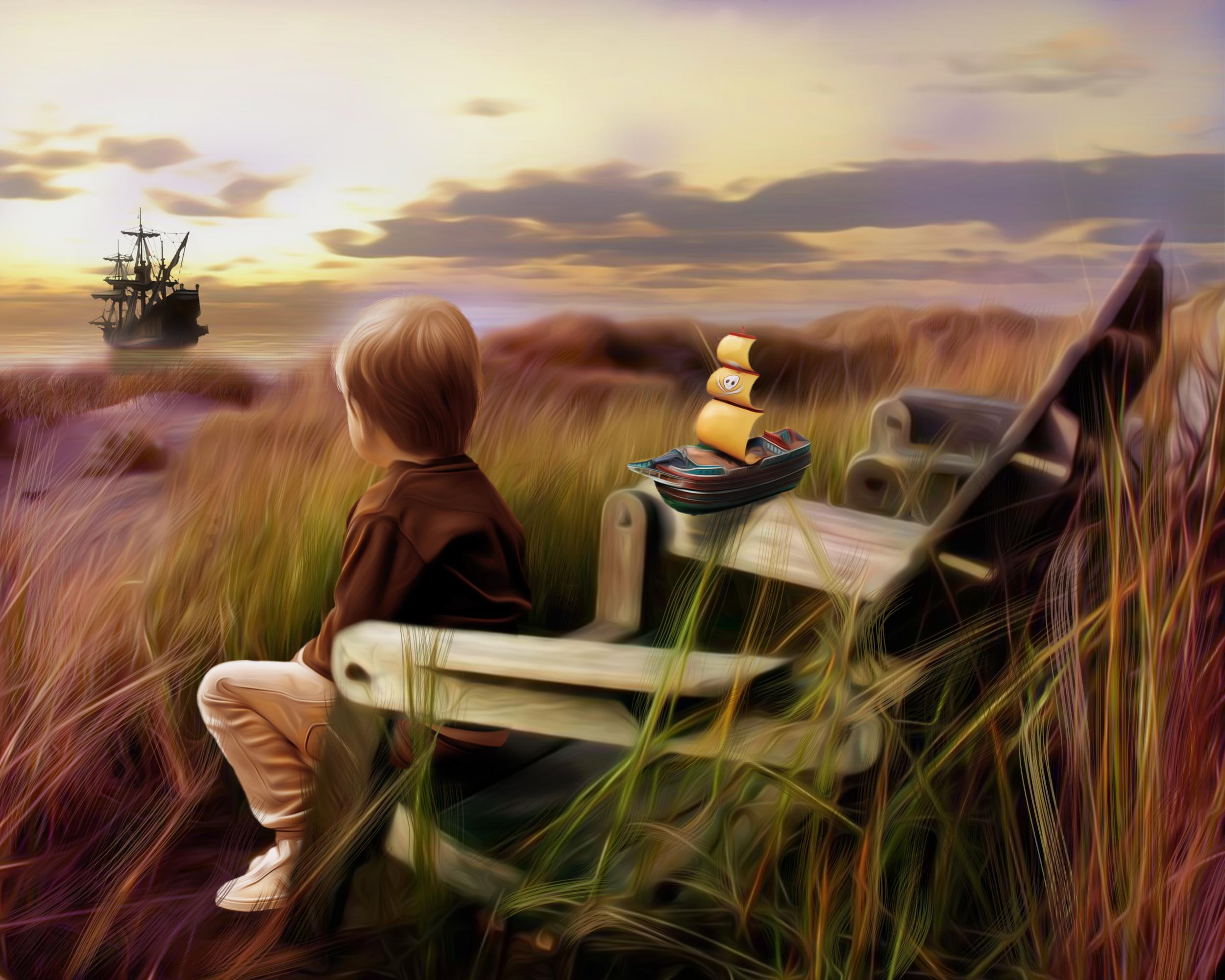 soon, back, come, wait, painting, 3d and abstract, 1080P, HD Wallpaper