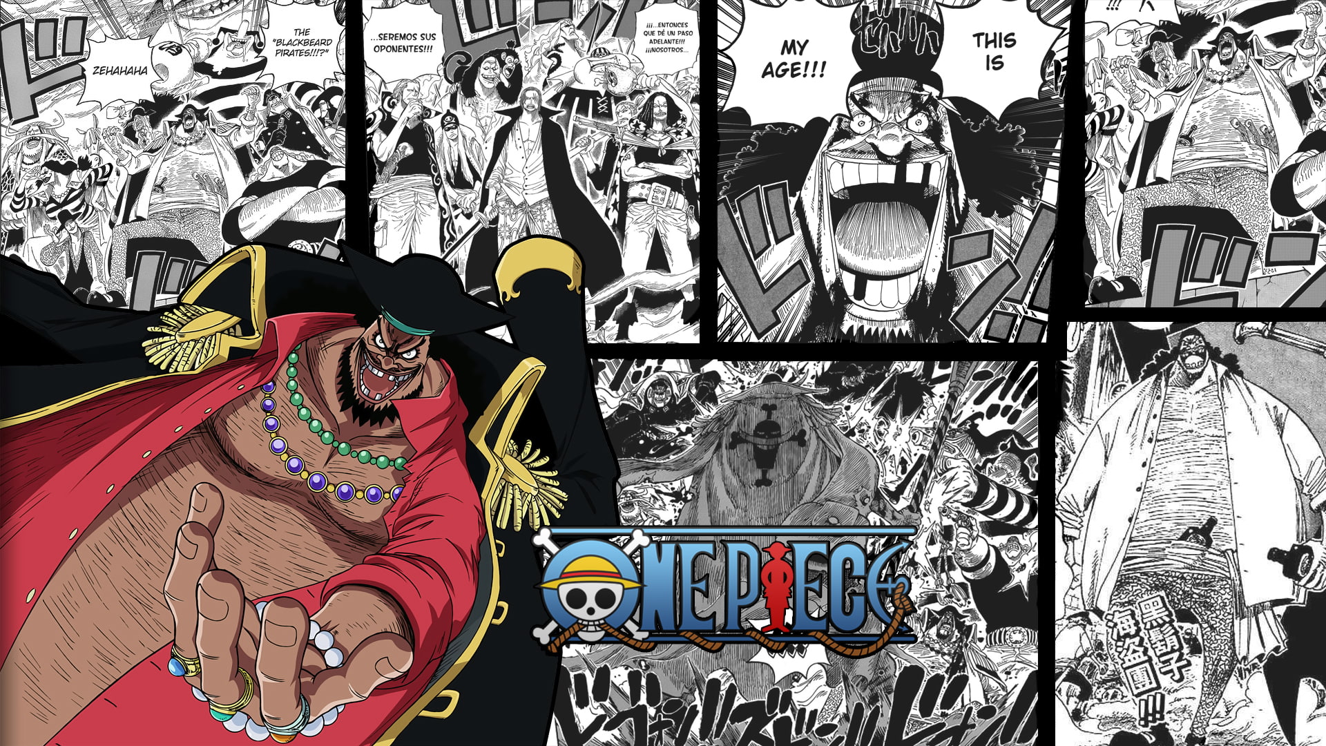 anime, One Piece, marshall d. teach, 1080P, HD Wallpaper