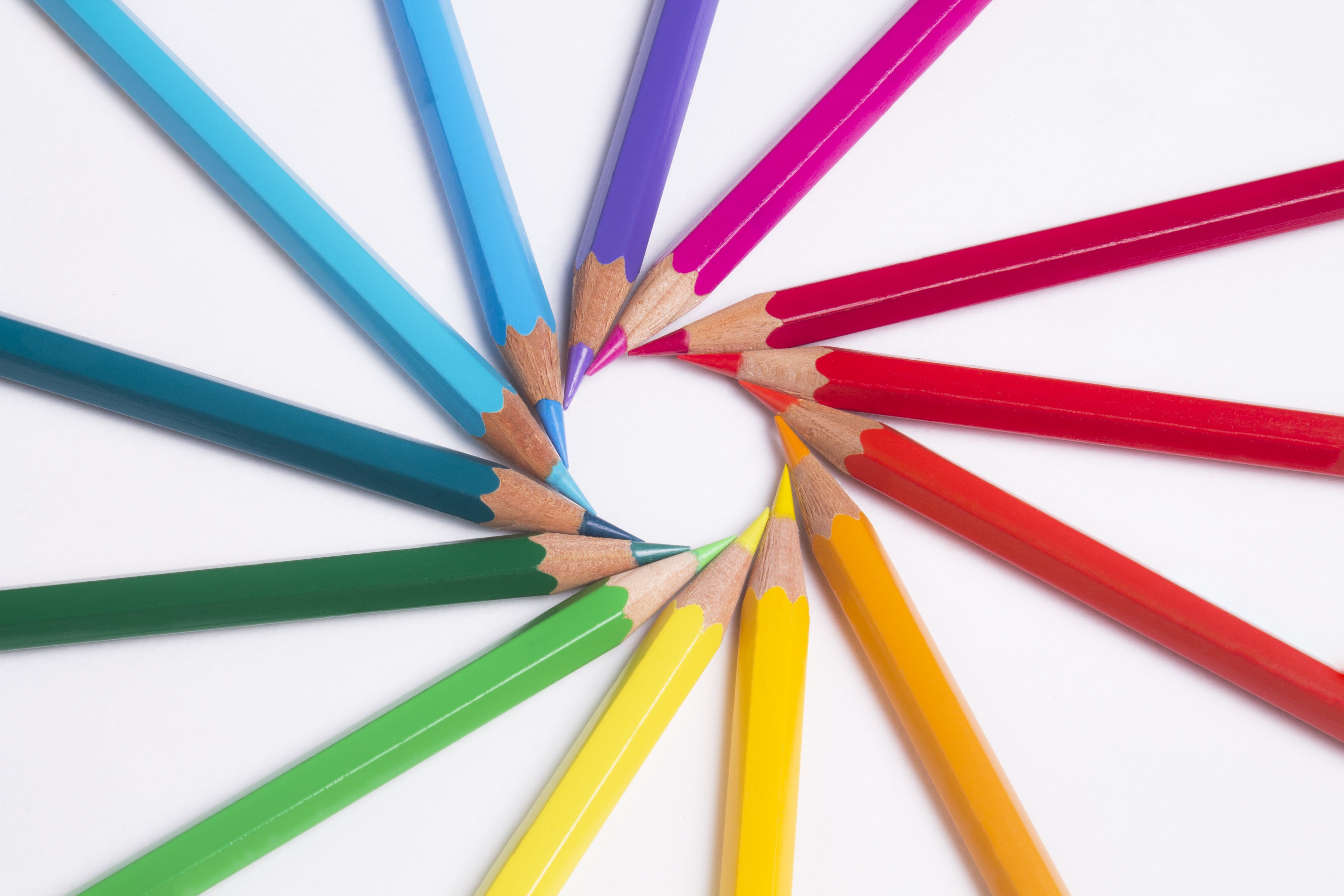 studio shot, multi Colored, large group of objects, 4K, chancellery, shape, pattern, colors, drawing, variation, children, colored pencil, pastels, educate, HD Wallpaper