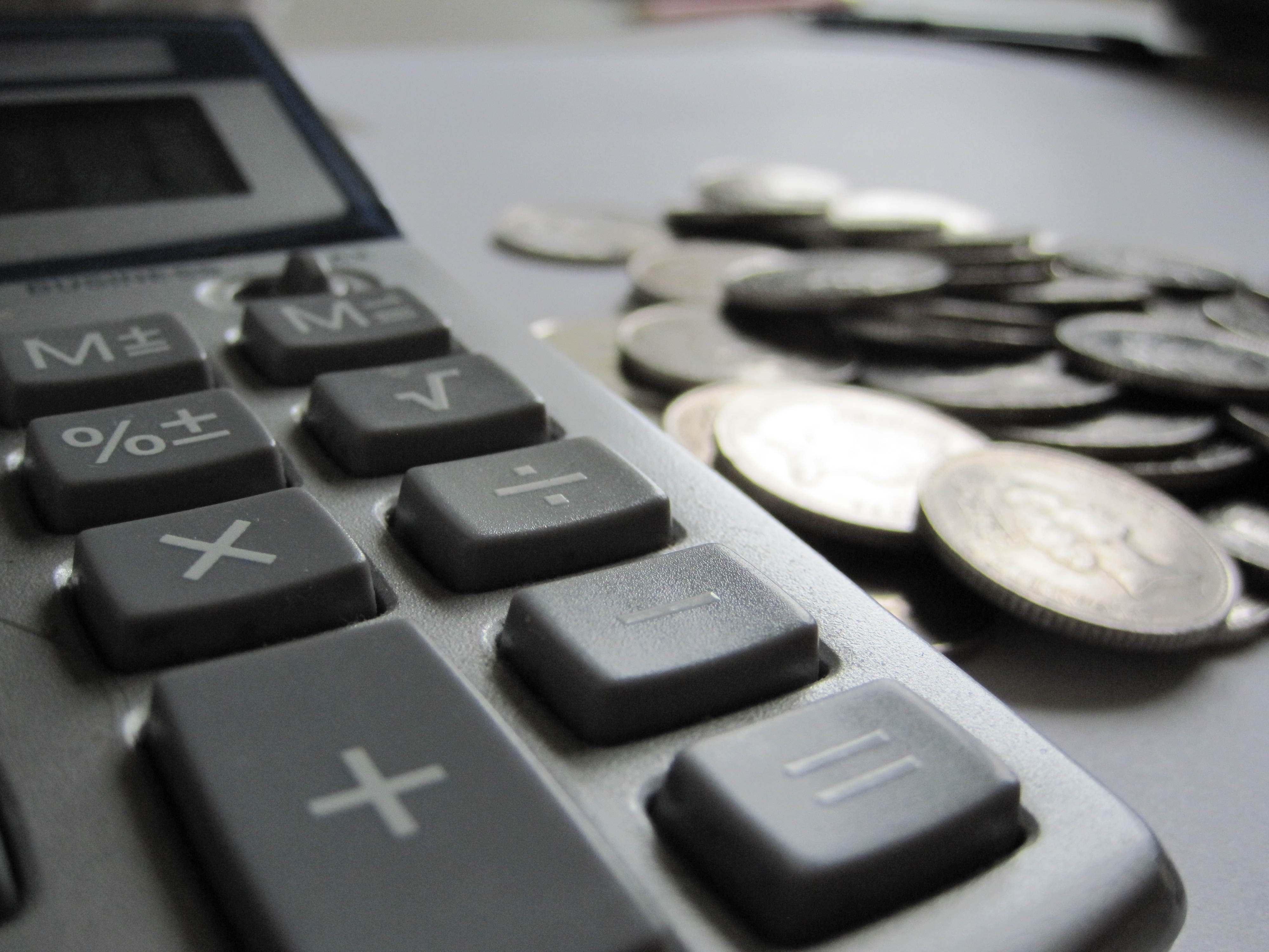 indoors, mathematics, investment, finance, lot, keypad, penny, 4K, communication, currency, wireless technology, plus sign, calculator, money, connection, HD Wallpaper