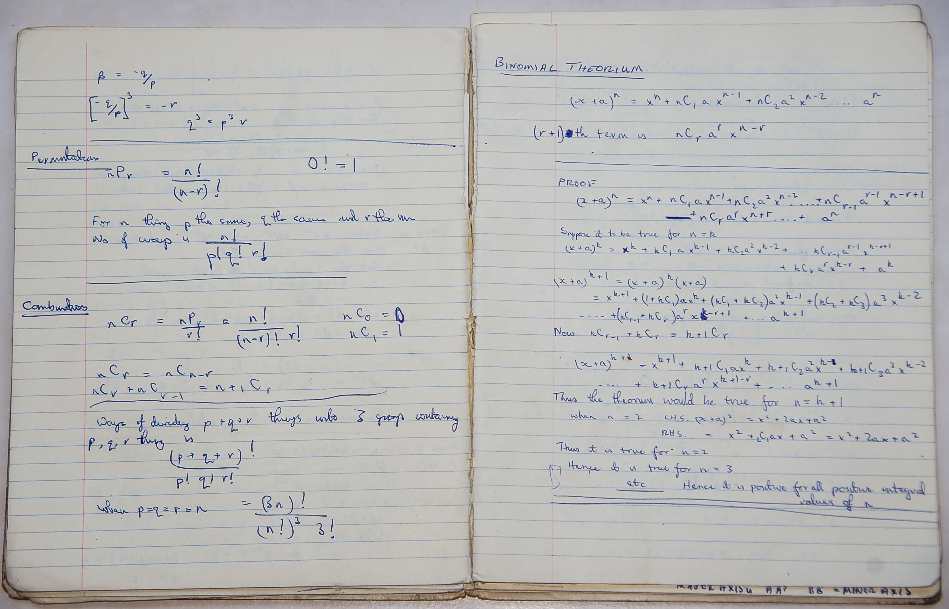 communication, maths, note pad, formula, 1960s, white, ruled, writing, theorem, education, western script, high angle view, book, message, text, no people, HD Wallpaper