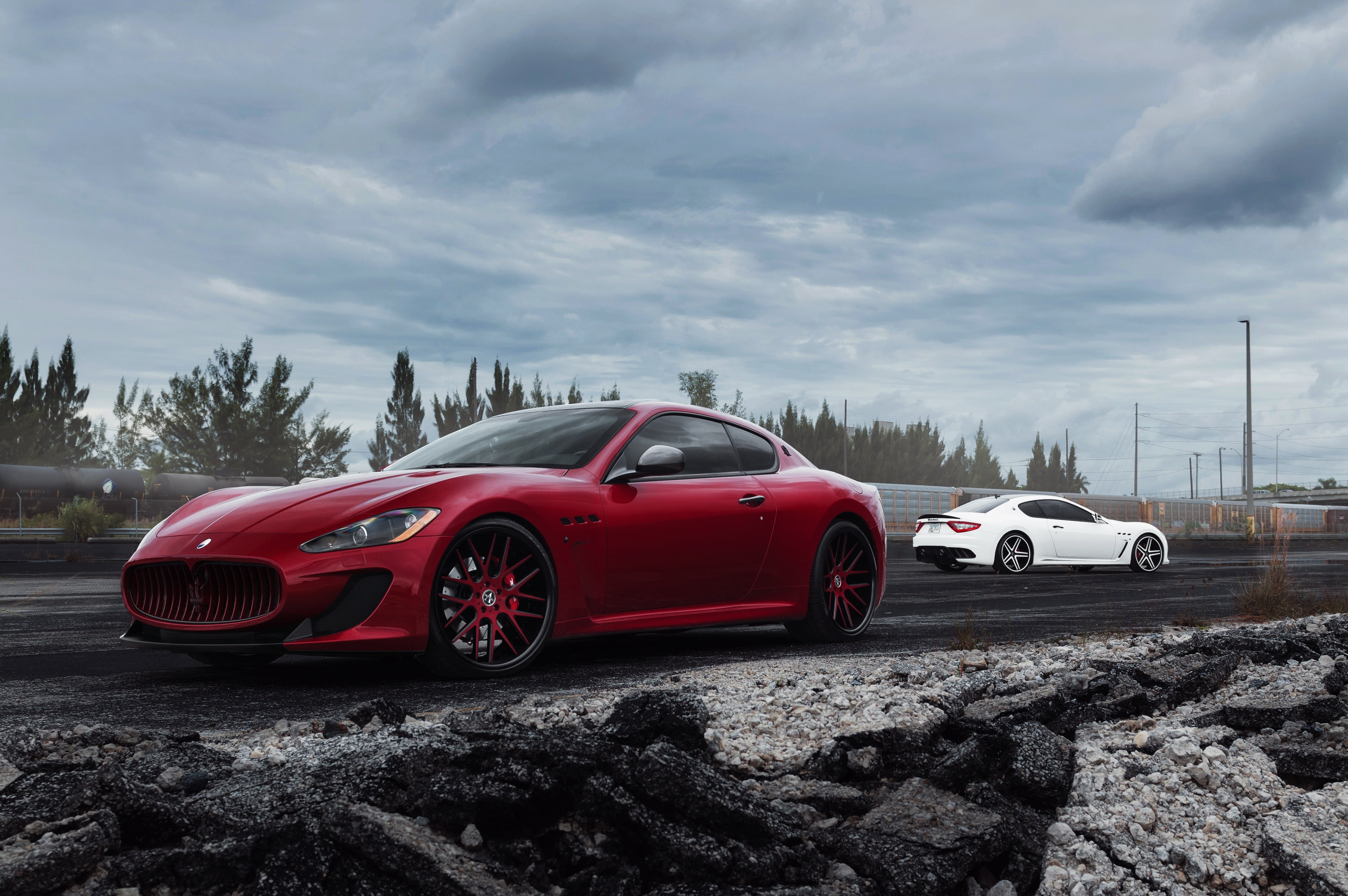 new, vintage car, car, sky, motor Vehicle, travel, retro styled, modern, shiny, stationary, mc, cloud - sky, wealth, speed, granturismo, no People, road, HD Wallpaper