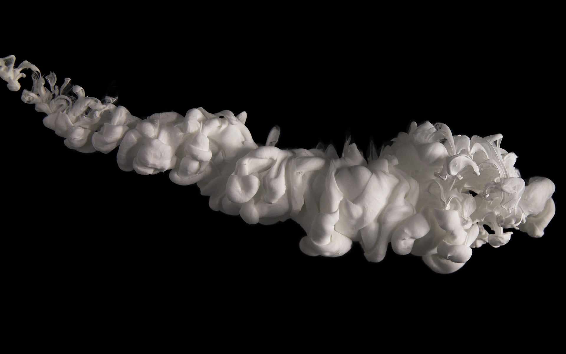 motion, creativity, white, monochrome, water, studio shot, close-up, indoors, elegance, cut out, black color, 1080P, minimalism, copy space, no people, HD Wallpaper
