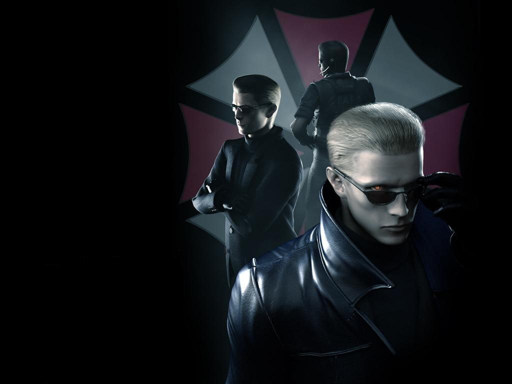 resident, Resident Evil, hd, 480P, x, evil, albert, wesker, games, art, video, HD Wallpaper