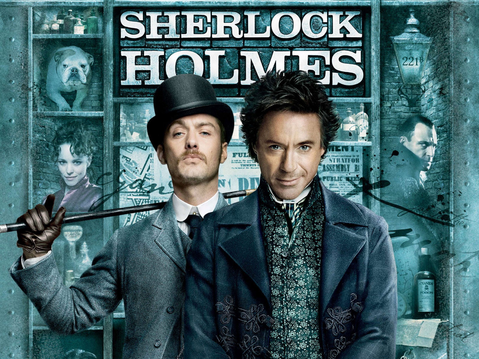 720P, poster, movie, holmes, sherlock, HD Wallpaper