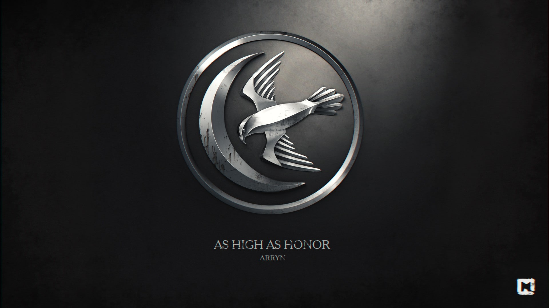 House Arryn, A Song Of Ice And Fire, Game Of Thrones, Sigils, 1080P, digital art, HD Wallpaper