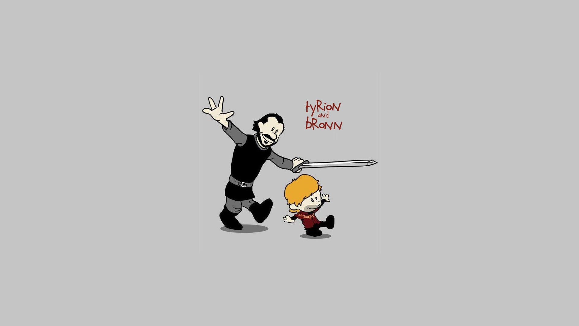 gray, 1080P, babay, Game of Thrones, men, Calvin and Hobbes, copy space, text, business, full length, communication, creativity, crossover, Tyrion Lannister, HD Wallpaper