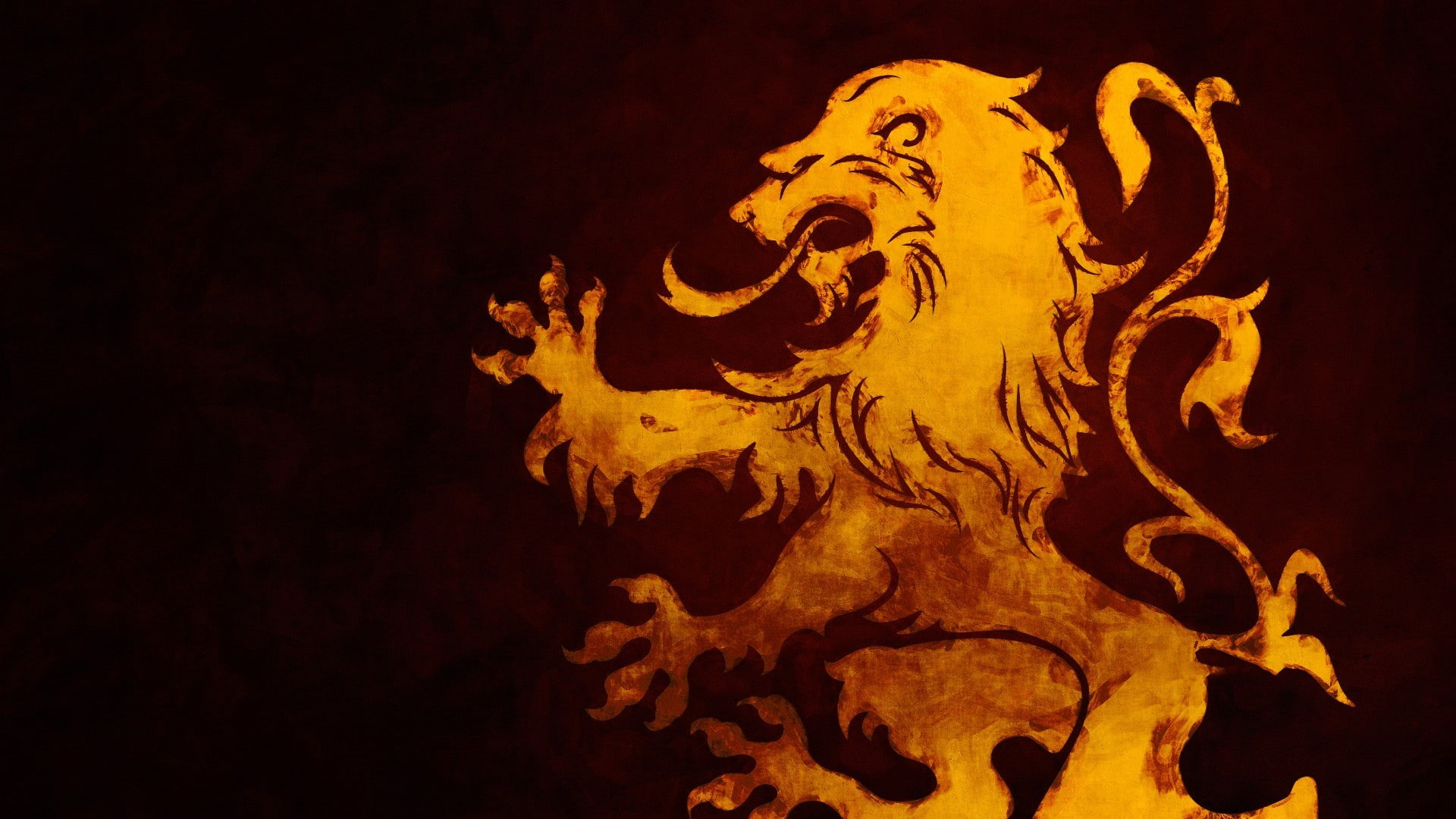 sigils, House Lannister, lion, Game of Thrones, 1080P, HD Wallpaper