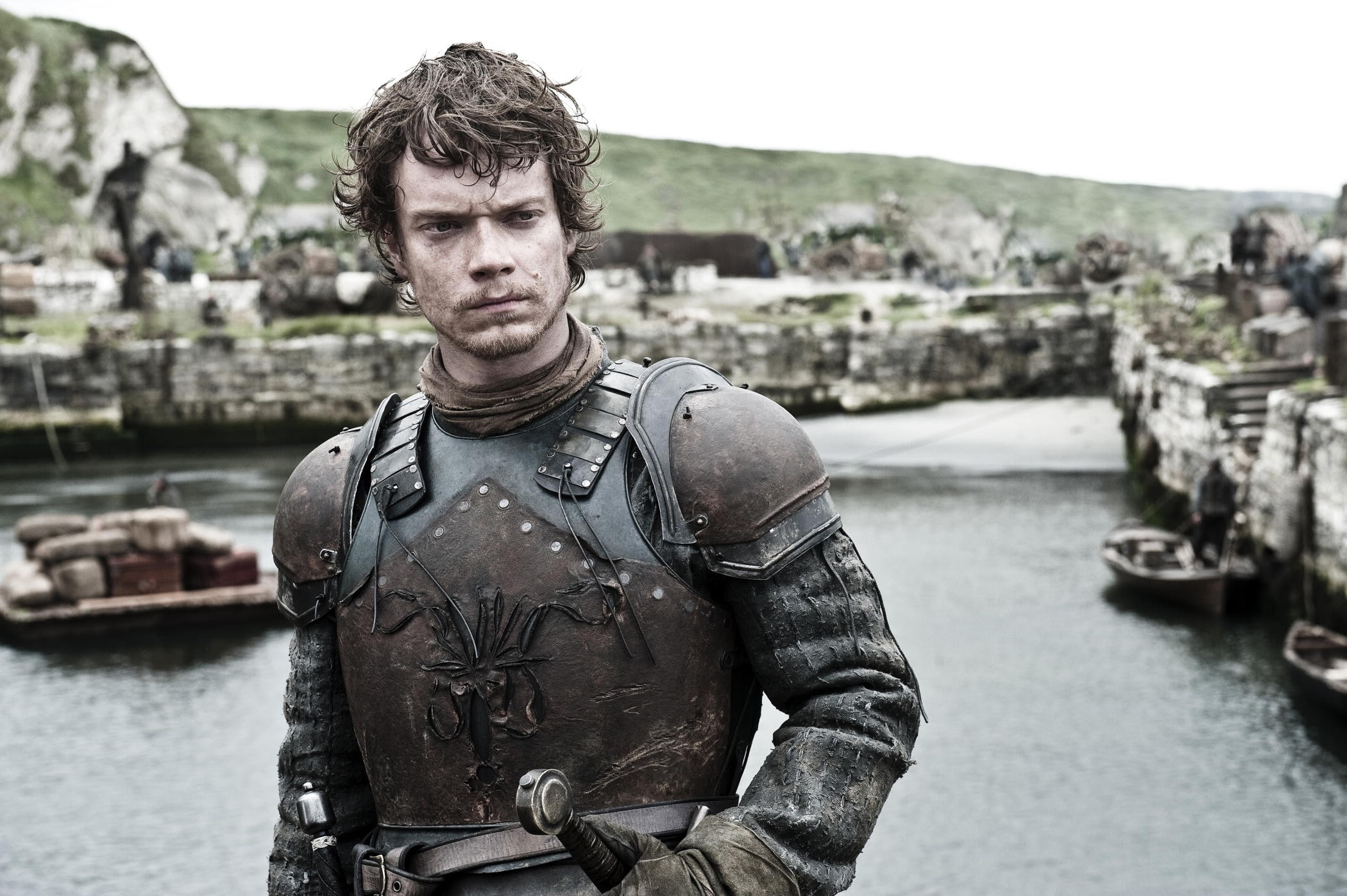 allen, 1080P, theon, tv, Game of Thrones, game, greyjoy, thrones, fire, song, house, alfie, art, hd, men, series, entertainment, ice, HD Wallpaper