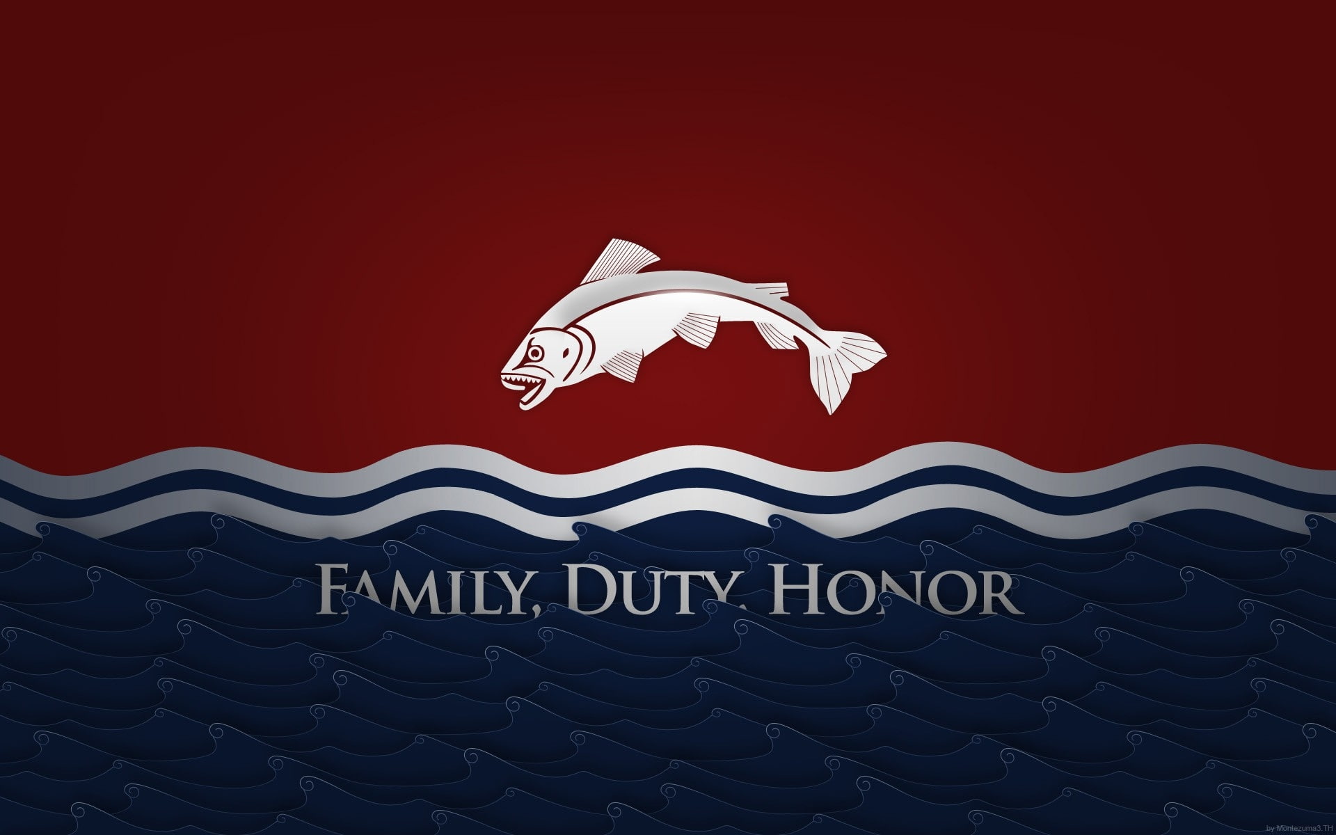 1080P, hd, ice, tully, trout, game, house, x, Game of Thrones, fire, thrones, houses, song, art, tv, series, architecture, FISH, HD Wallpaper