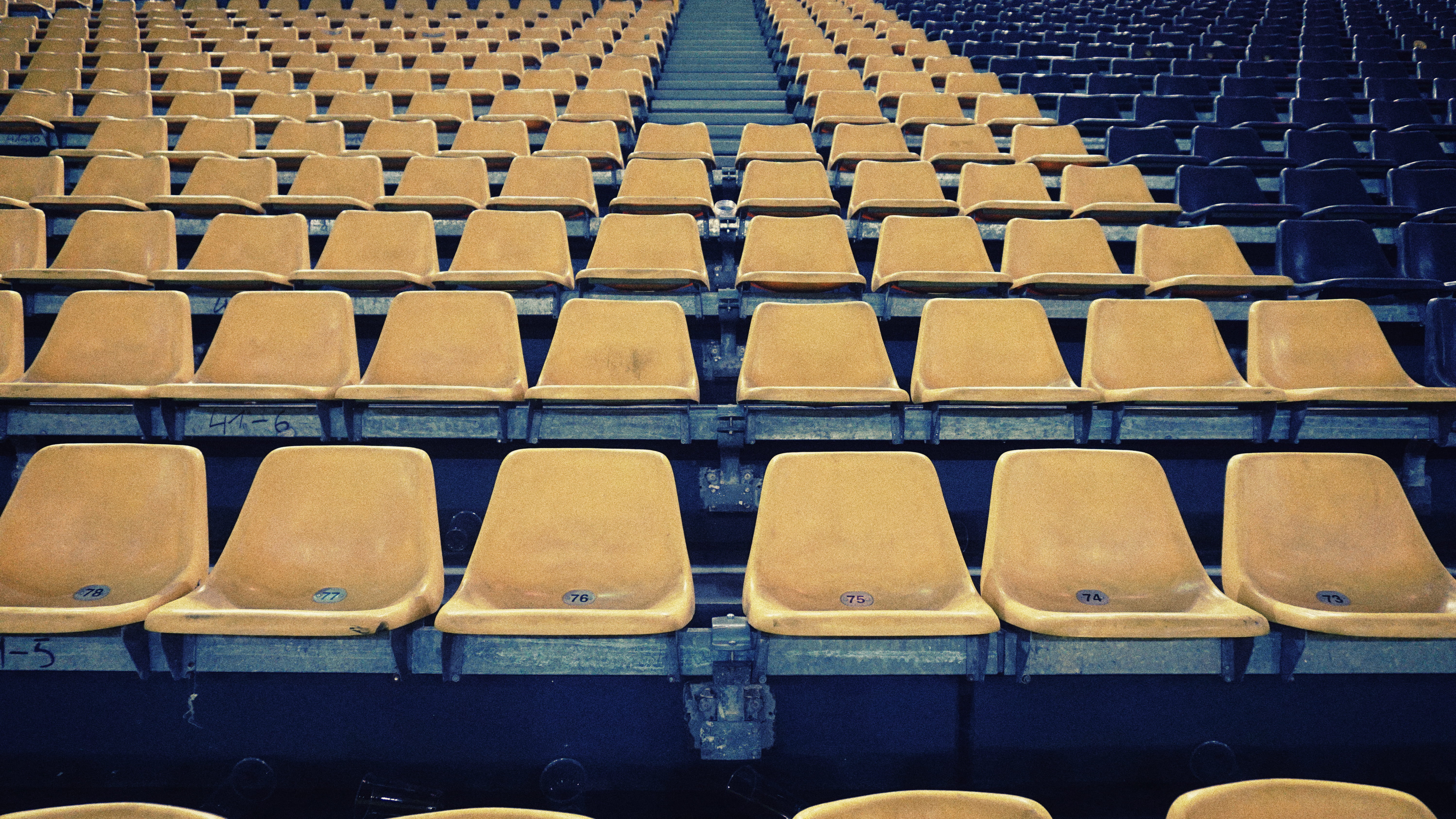 repetition, side by side, stadium, arts culture and entertainment, lecture hall, statium seat, absence, germany, arrangement, bleachers, abundance, seat, HD Wallpaper