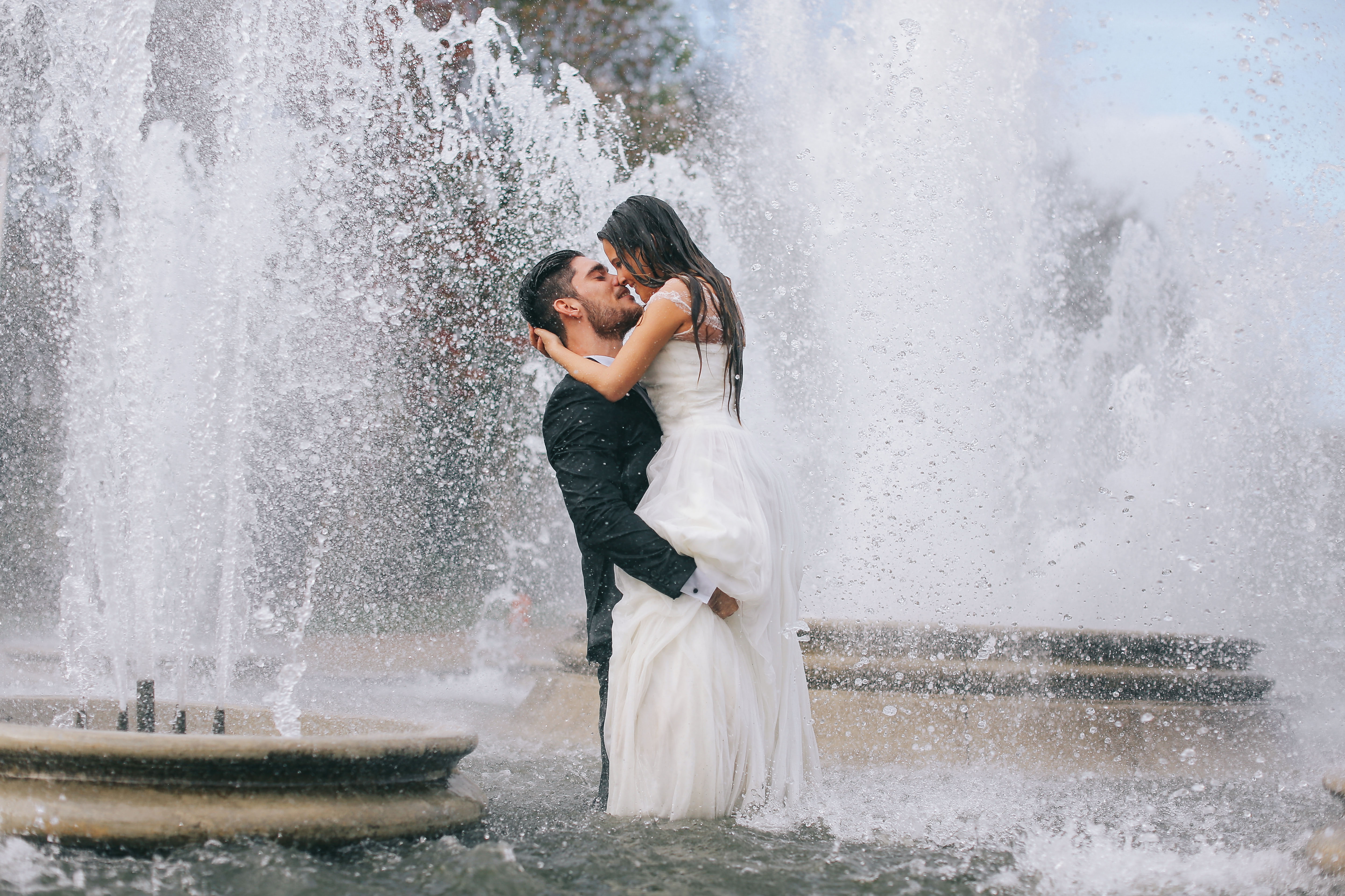 David Olkarny, joy, 5K, Always keep loving, the bride, the groom, wedding, HD Wallpaper