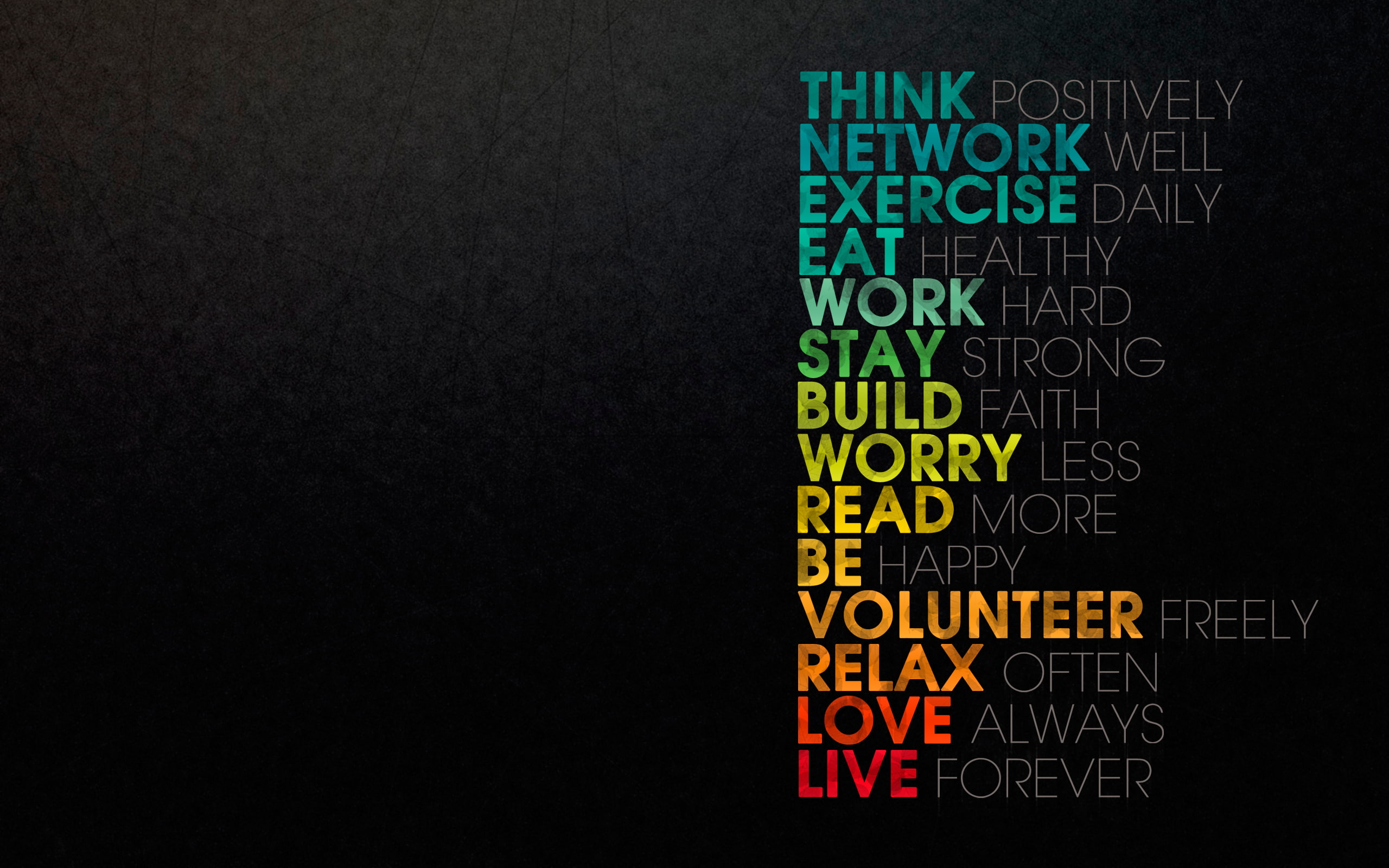 tips, live, forever, 2K, HD Wallpaper