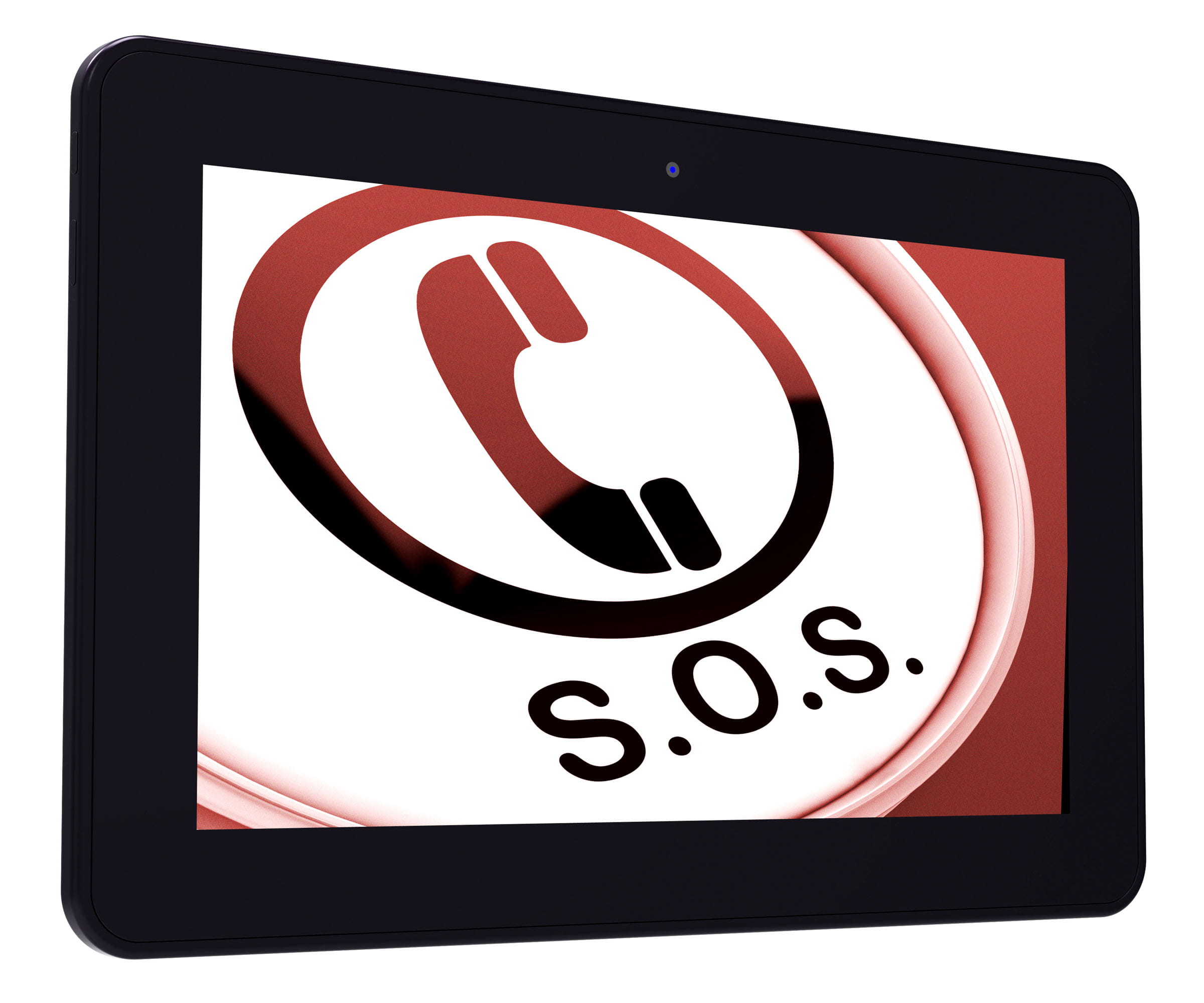 connection, service, tablet, sign, knowledge, white background, help, button, symbol, wireless technology, S.O.S., cut out, circle, technology, 1080P, HD Wallpaper