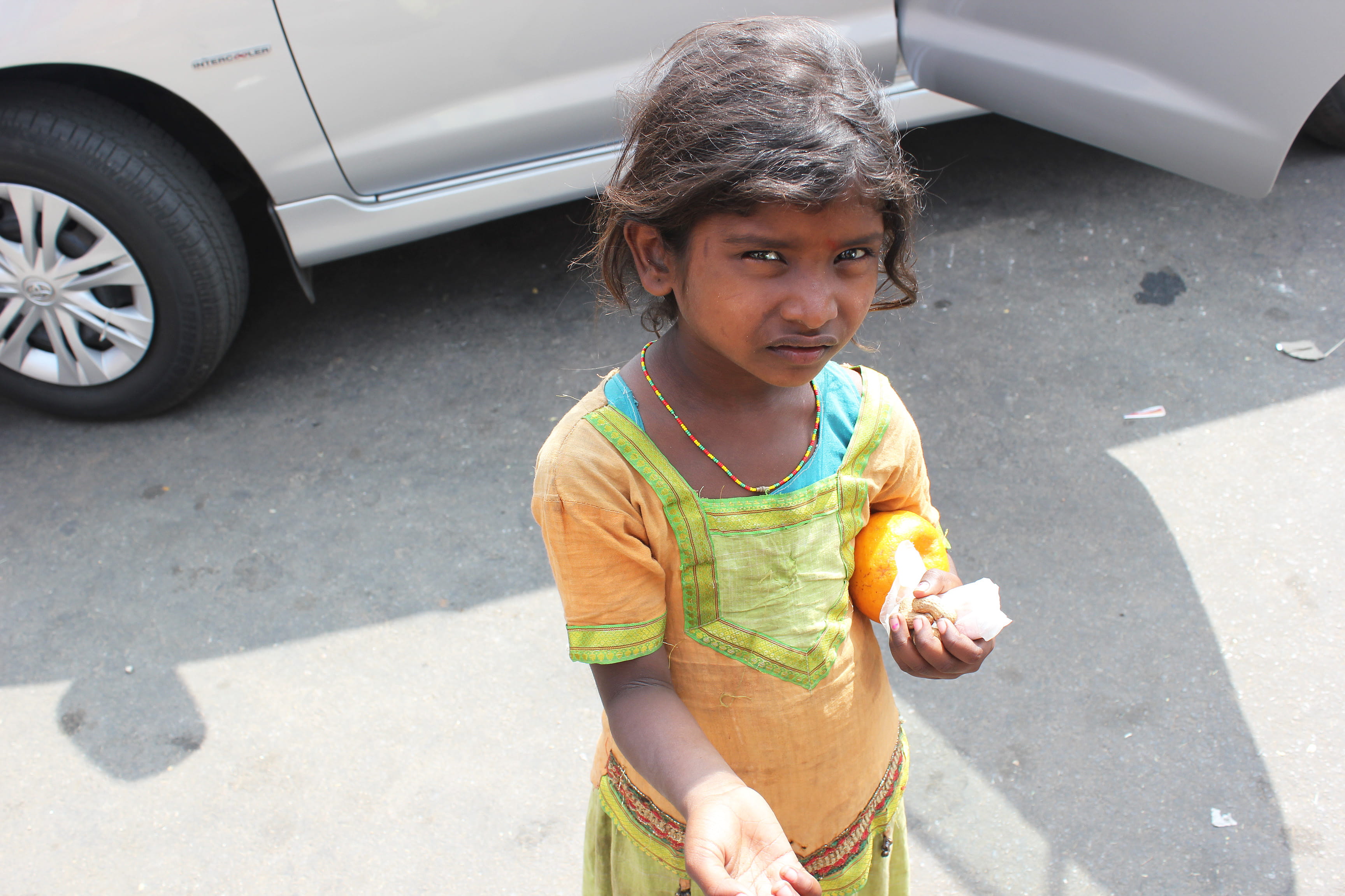 sad, donate, land vehicle, leisure activity, donation, portrait, mode of transportation, real people, childhood, looking at camera, help, need, 2K, beggar, HD Wallpaper