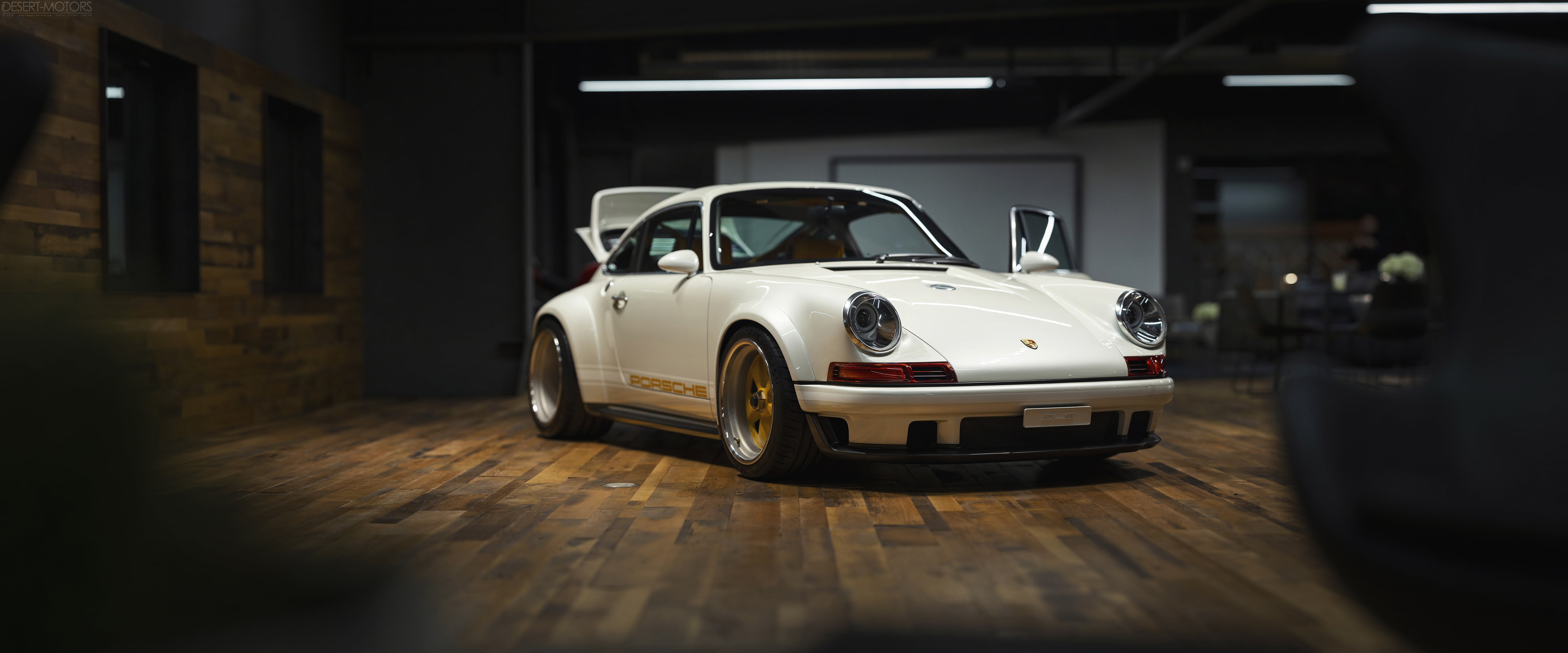 White, Sportcar, Porsche 930, 5K, Custom, HD Wallpaper