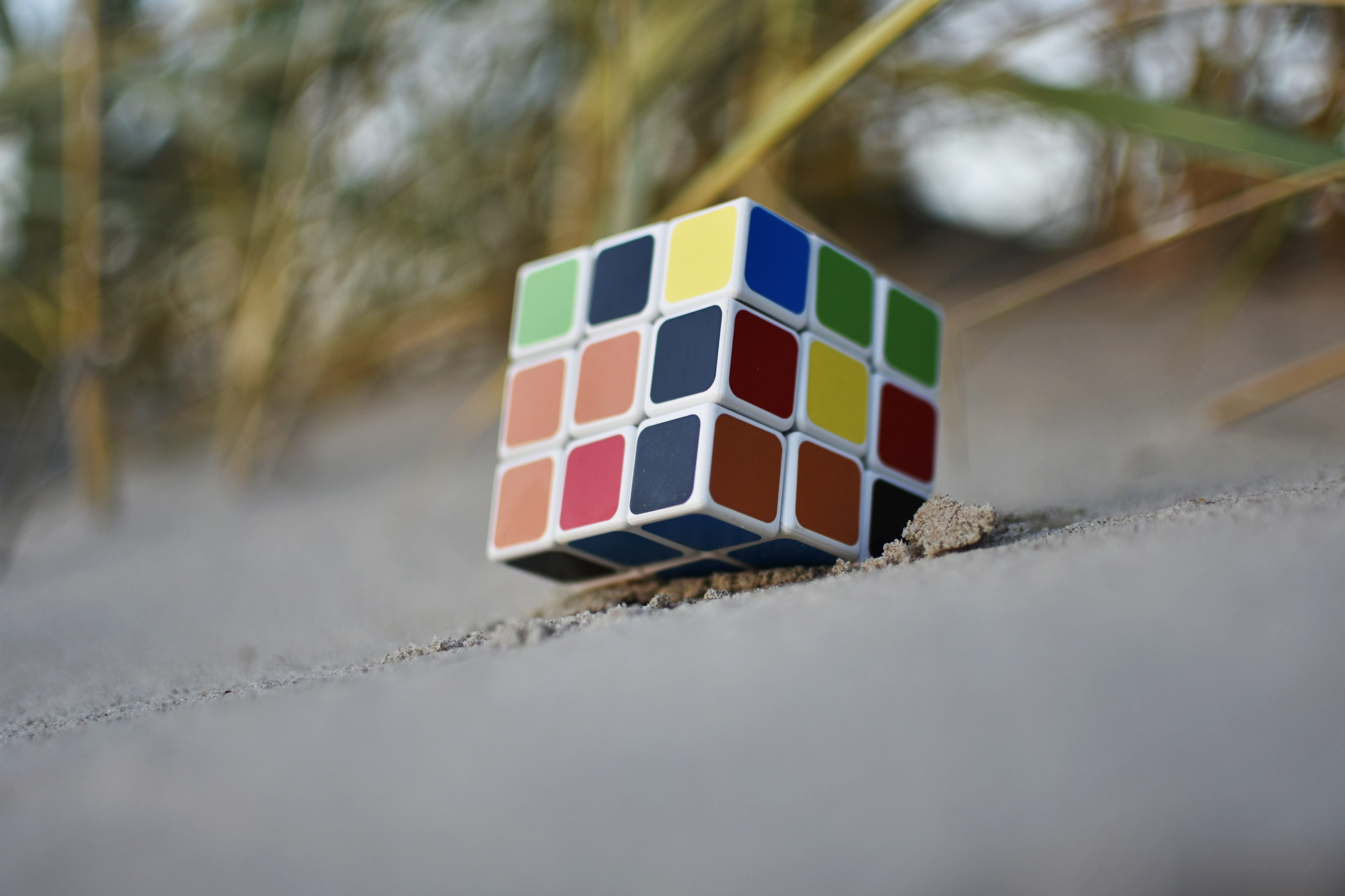 winter, play, pattern, focus on foreground, difficult, nature, puzzle, toys, no people, selective focus, design, day, cold temperature, skill, tricky, cube, HD Wallpaper