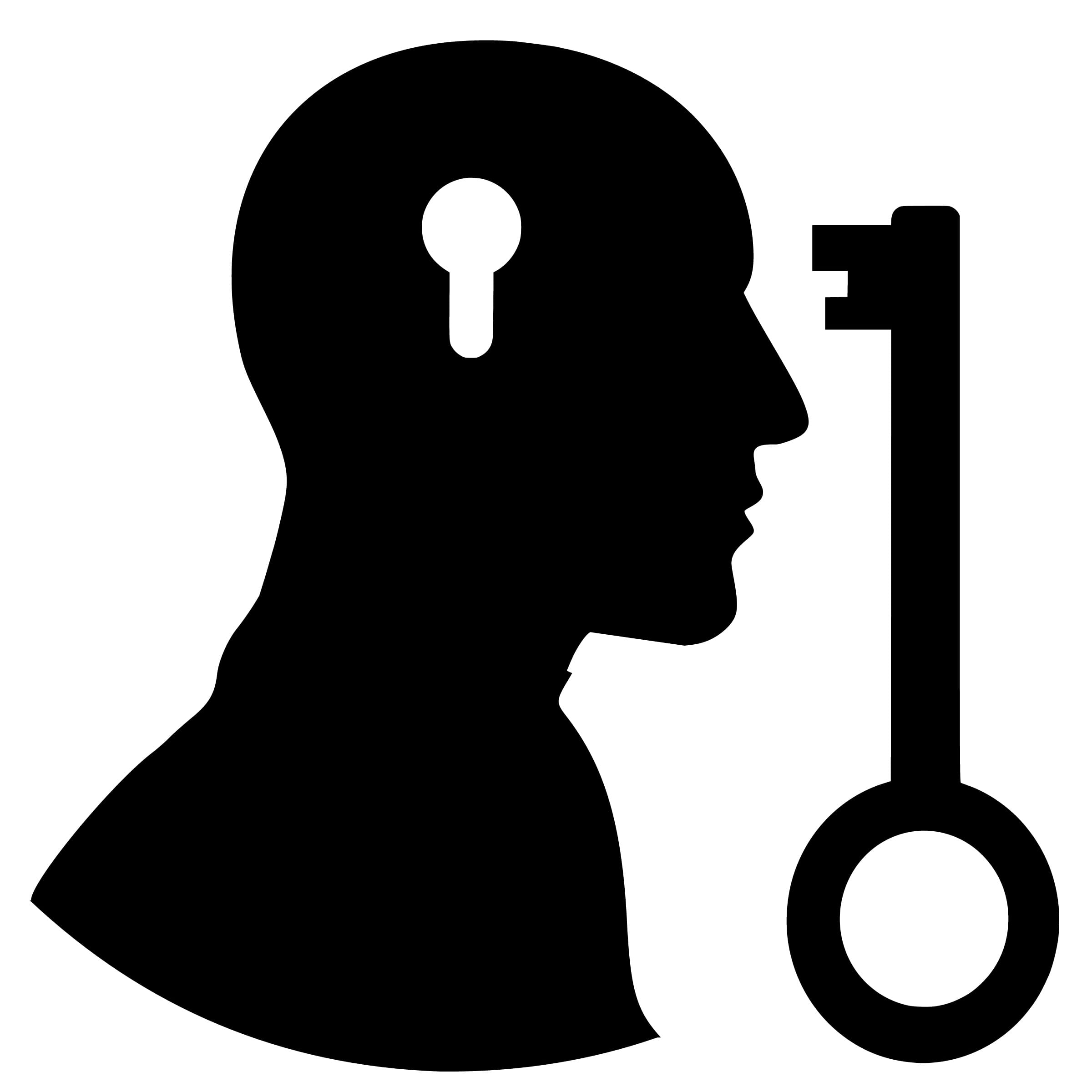 solve, keyhole, human head, indoors, access, key, registry, protection, human body part, registration, glyph, headshot, side view, opener, cut out, imagination, Phone HD Wallpaper