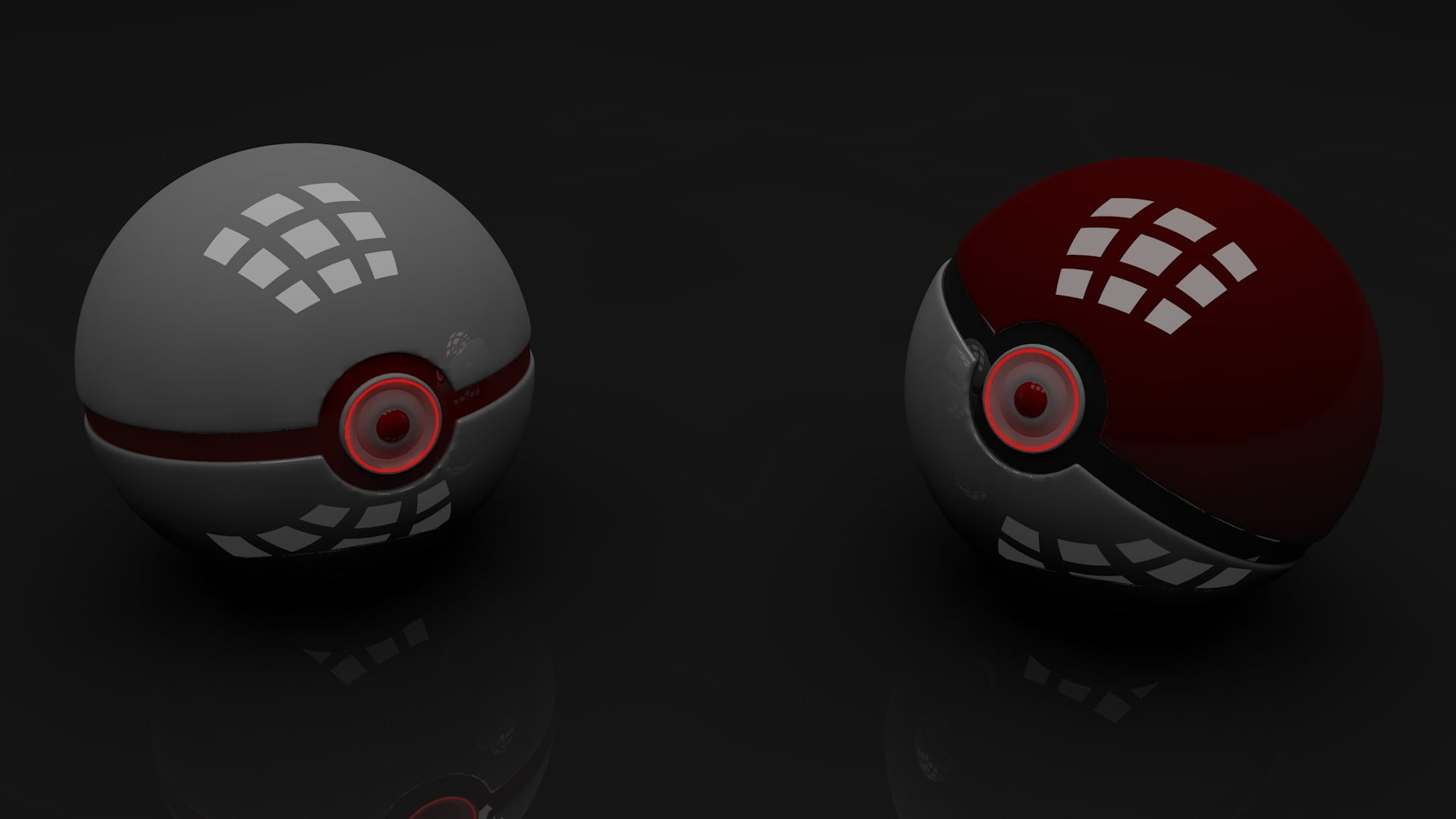 pokeballs, gambling, relaxation, indoors, two, studio shot, two objects, Pokémon, cut out, sport, render, arts culture and entertainment, lighting equipment, HD Wallpaper