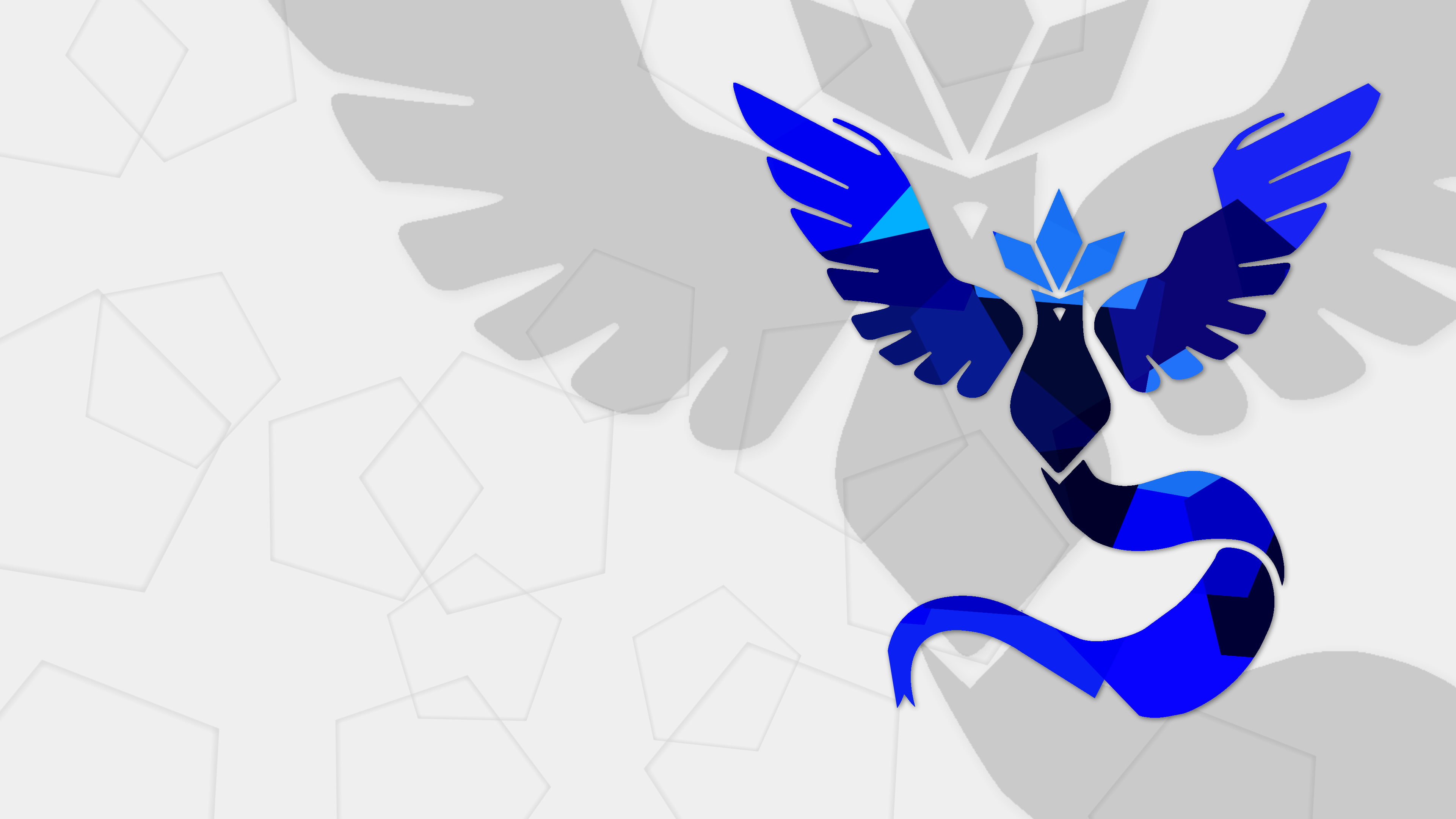 shape, white color, copy space, pattern, pokemon go, insignia, creativity, team mystic, symbol, message, backgrounds, design element, communication, 4K, HD Wallpaper
