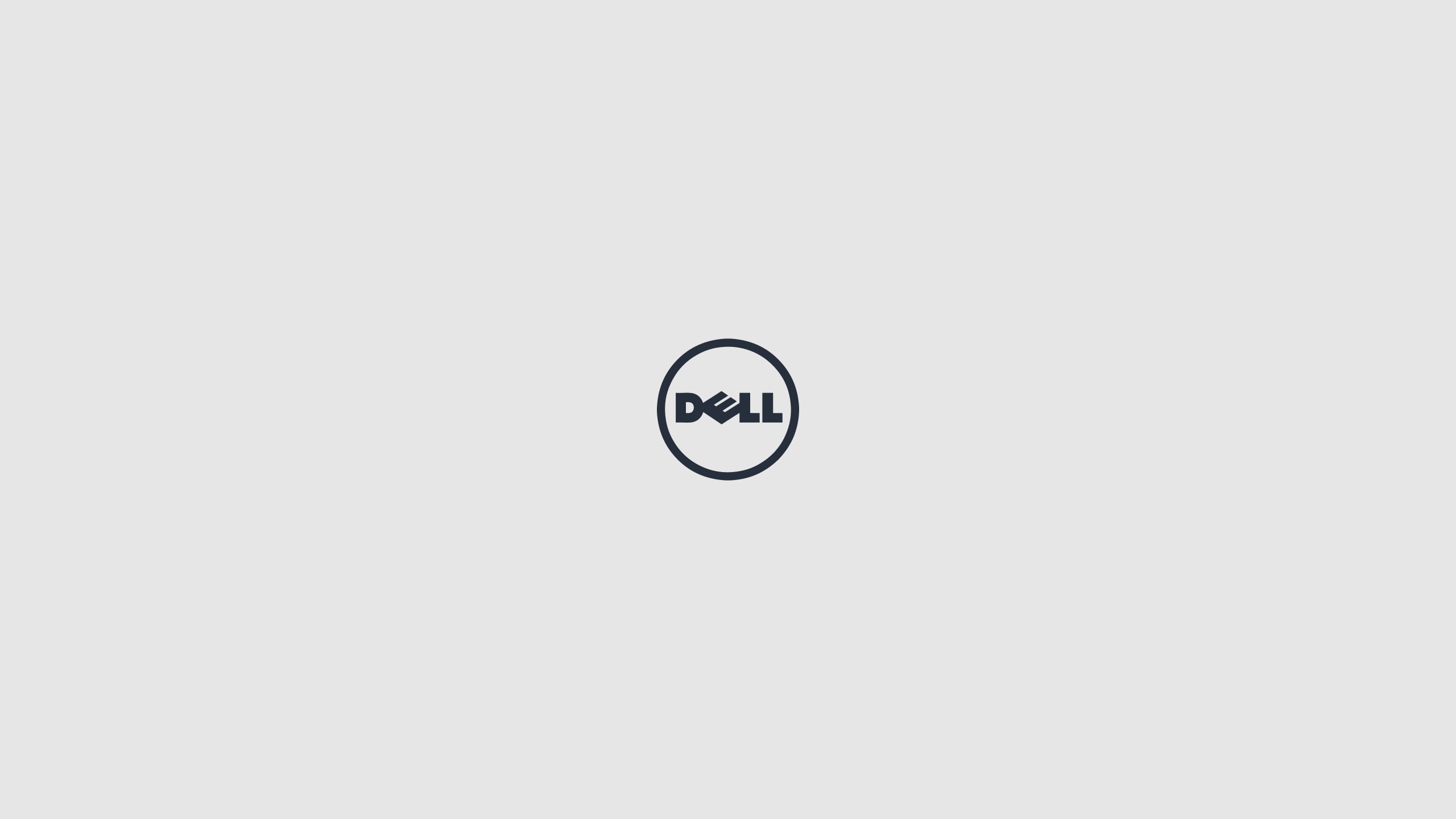 Dell, 2K, brands, logo, minimalism, HD Wallpaper