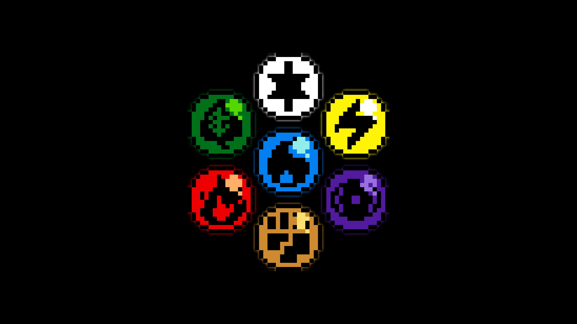 Pokémon, pixels, pixel art, video games, Pokemon Go, 1080P, minimalism, elements, HD Wallpaper
