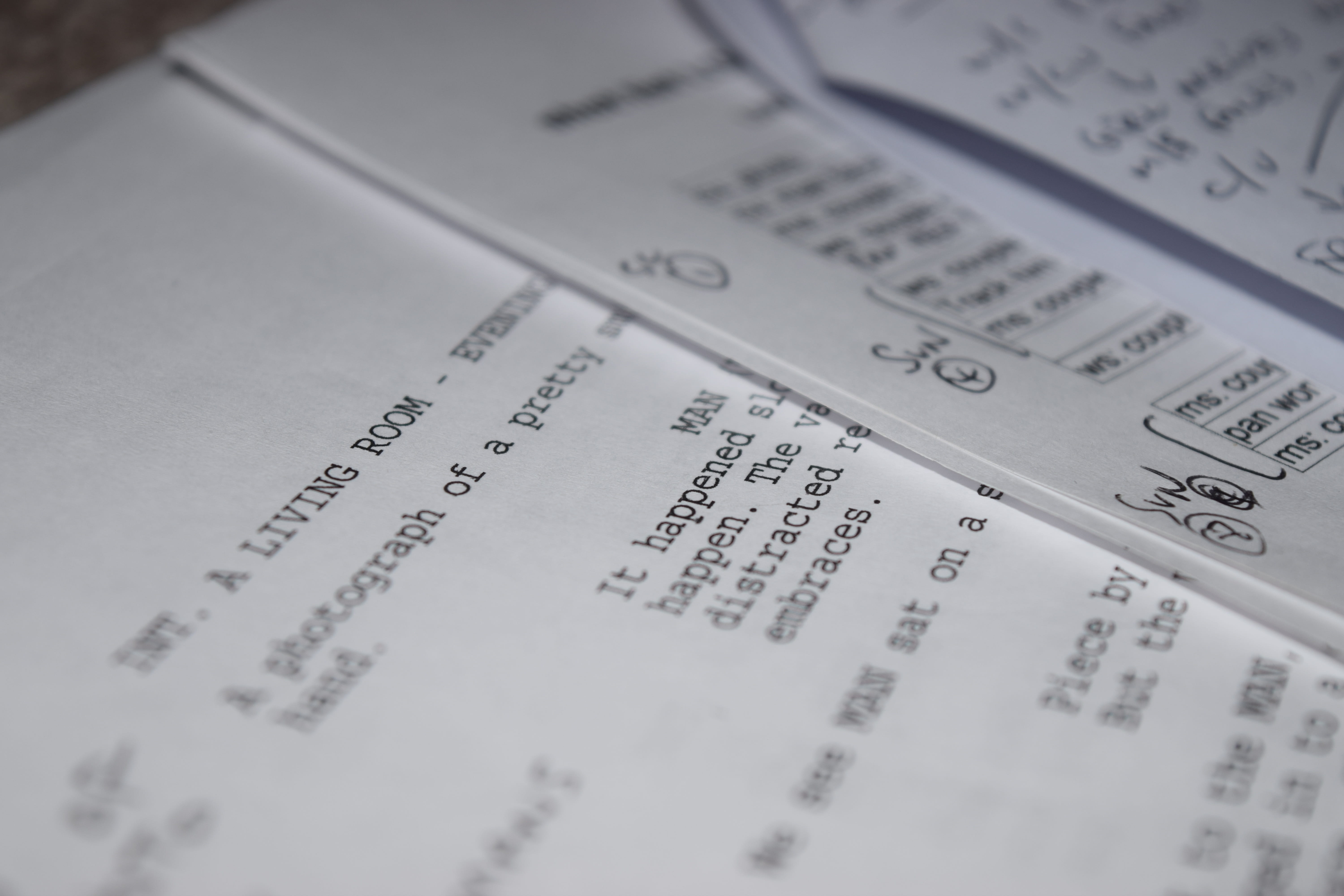 finance, final draft, paper, 5K, data, economy, currency, western script, director, printer, trading, indoors, script, business, production, film maker, HD Wallpaper