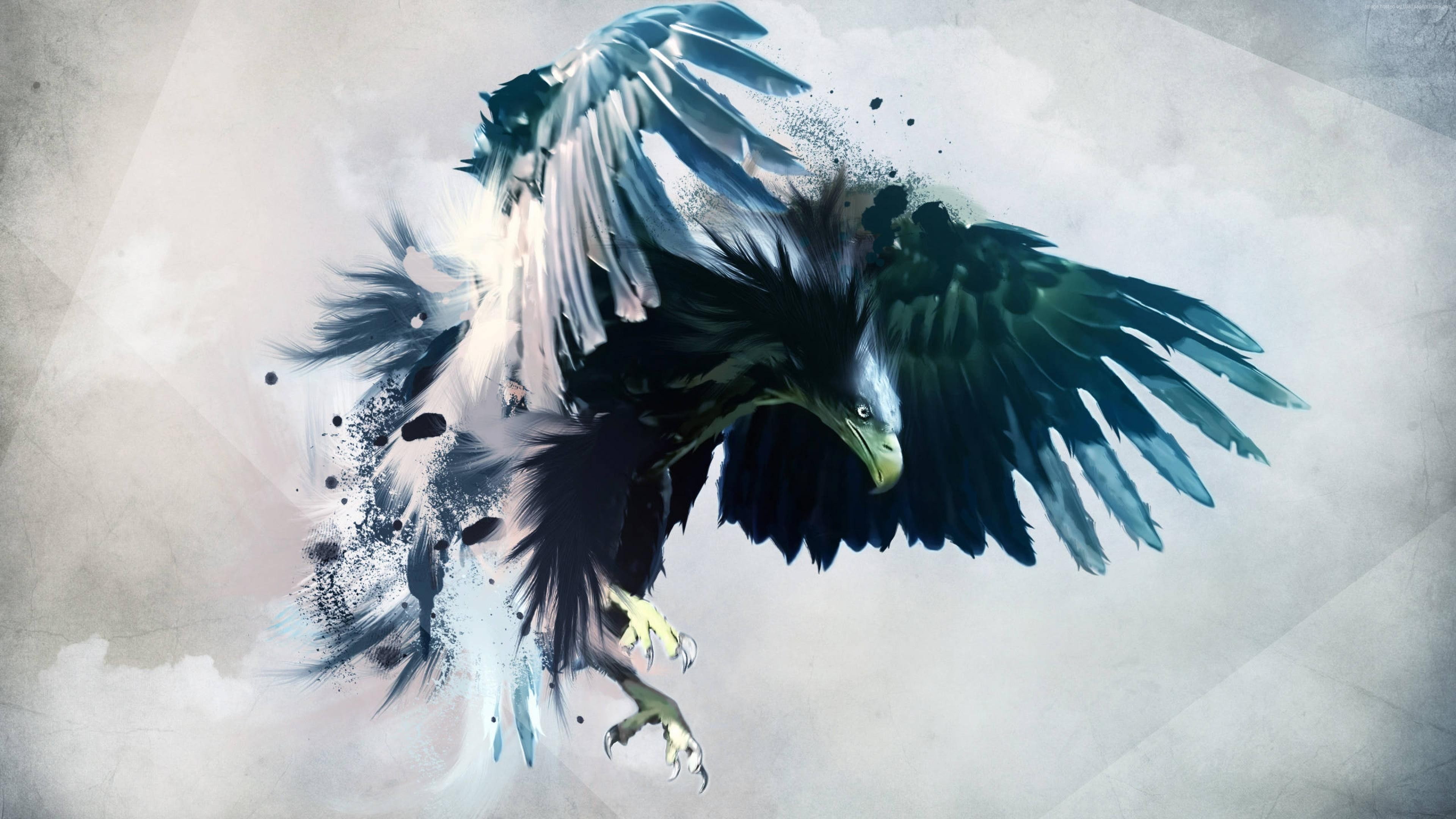 eagle, draft, flight, 4K, HD Wallpaper
