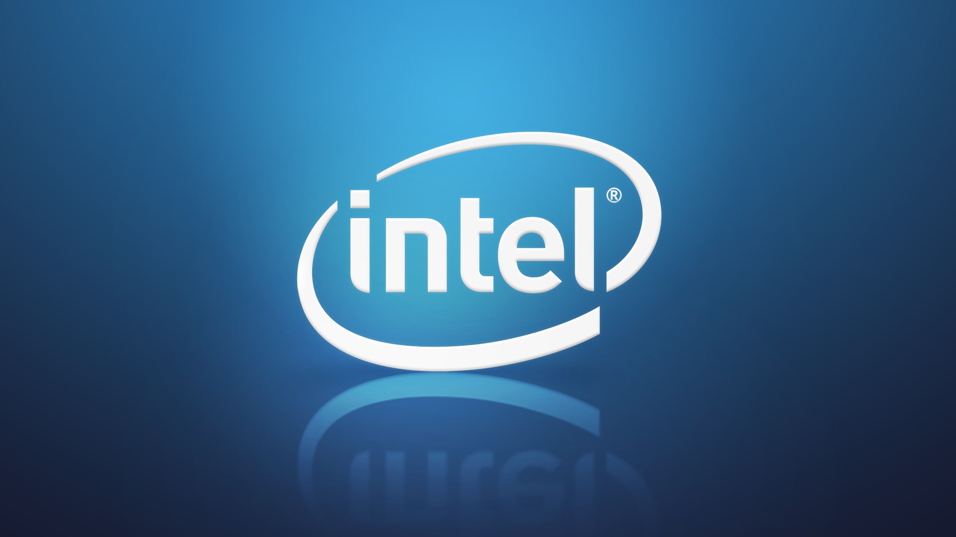 Logo, Background, 1080P, Intel, Blue, Brand, HD Wallpaper