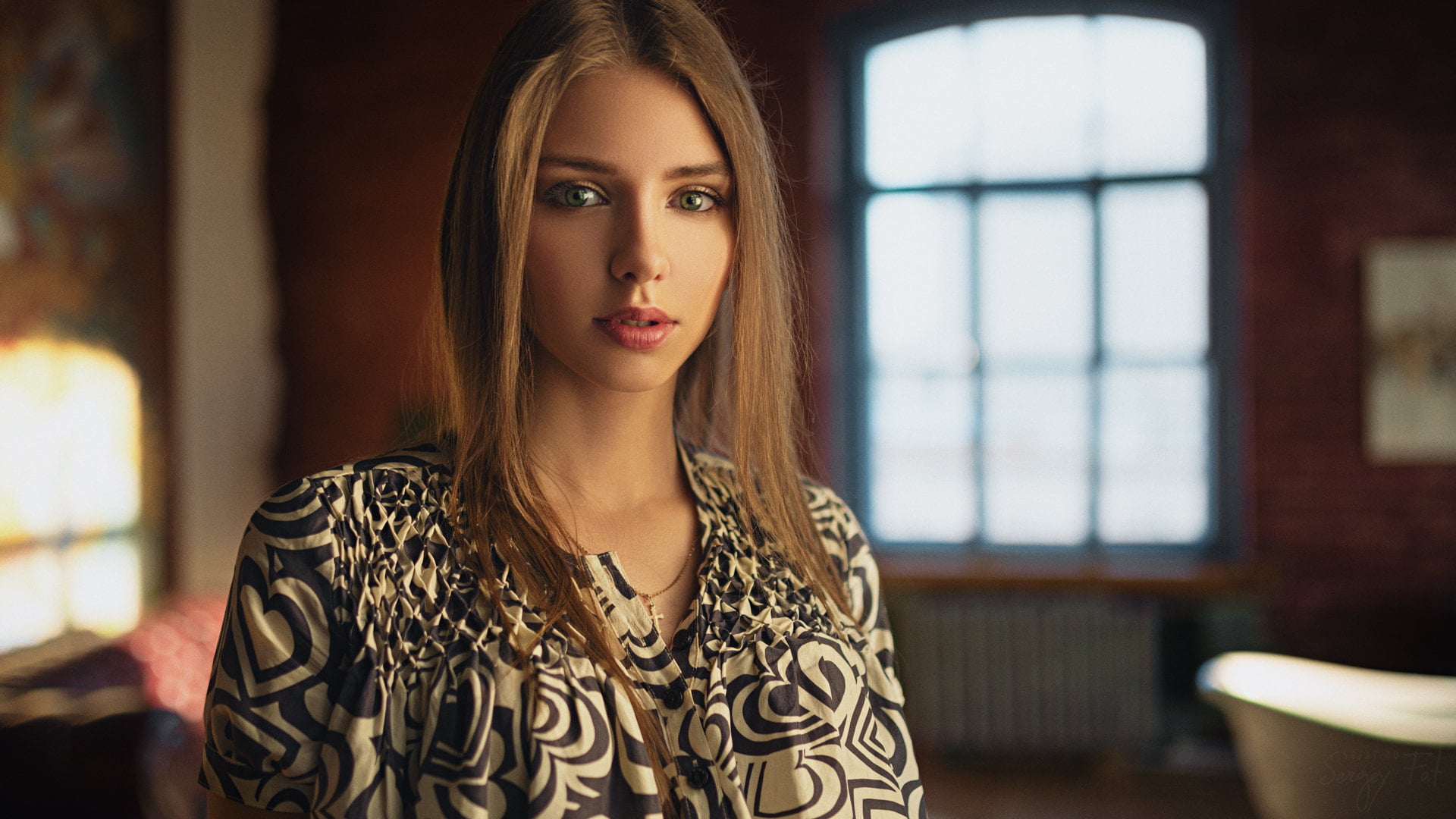 young adult, beauty, beautiful people, fashion, headshot, hair, Valeriya Usacheva, one person, Sergey Fat, beautiful woman, luxury, females, hairstyle, HD Wallpaper