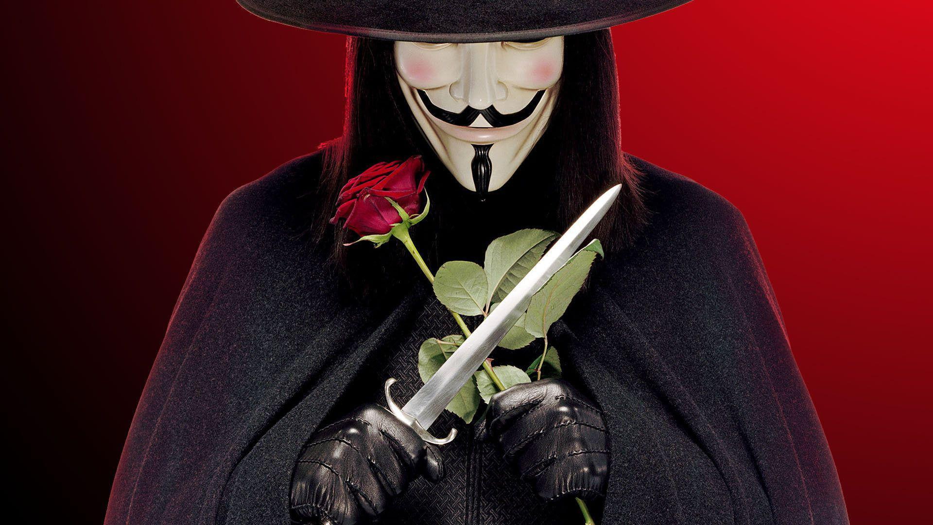 vendetta, v for vendetta, 1920x1080, 1080P, movies, illustration, guy, fawkes, v, HD Wallpaper