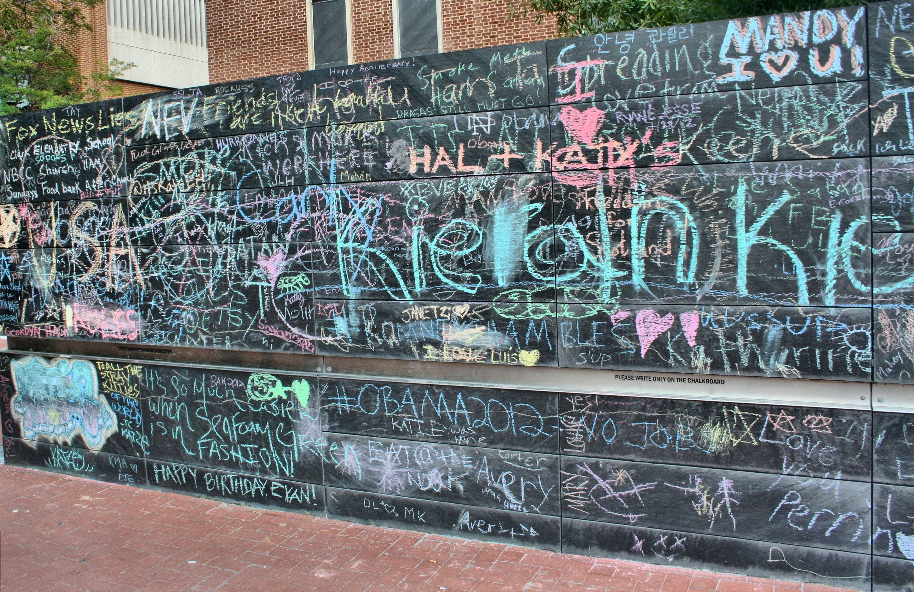doodle, built structure, multi colored, 2K, dom of speech, non-western script, chalkboard, communication, speech, city, outdoors, expression, mural, western script, HD Wallpaper