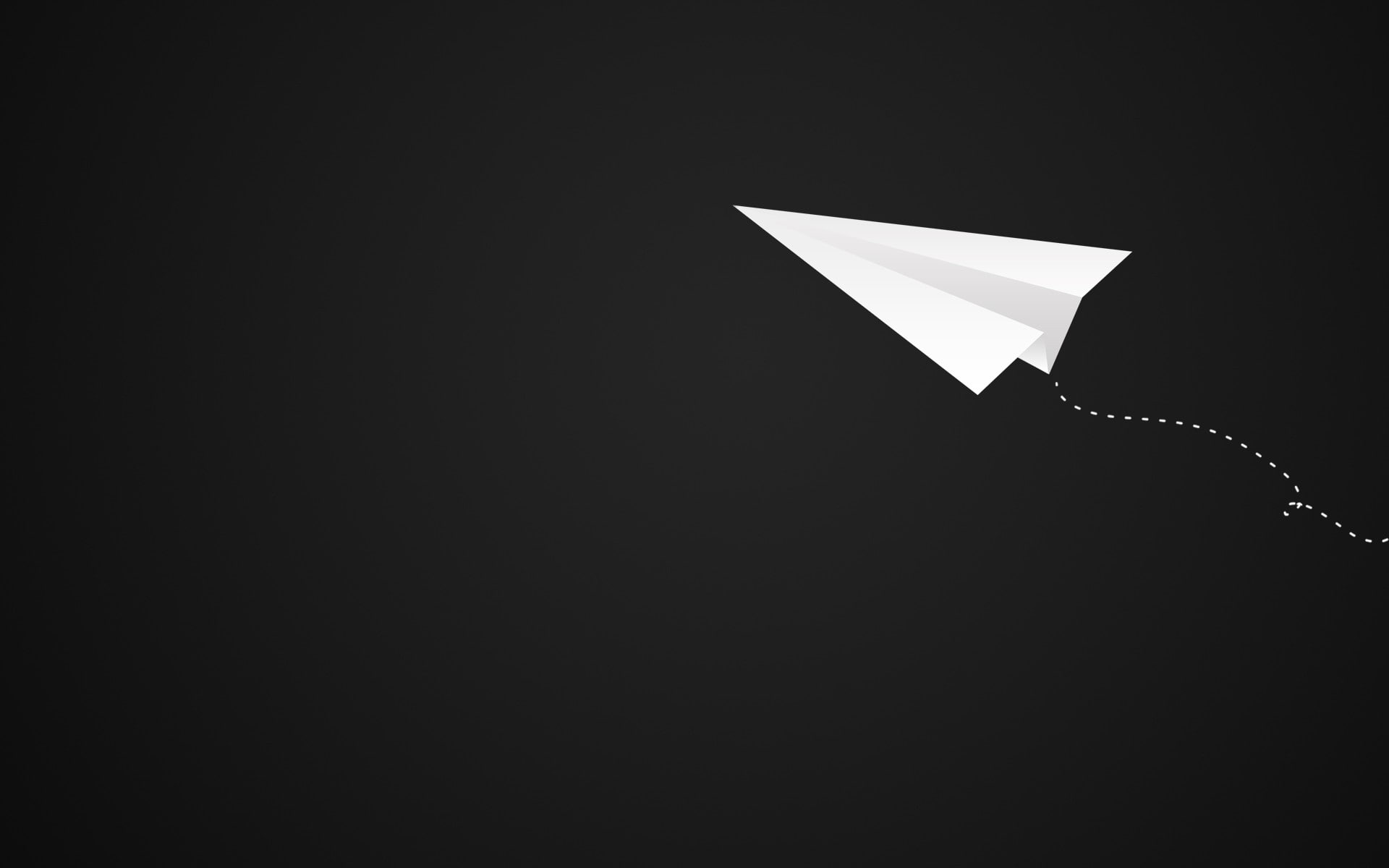 1080P, x, hd, minimalistic, plane, paper, art, monochrome, HD Wallpaper